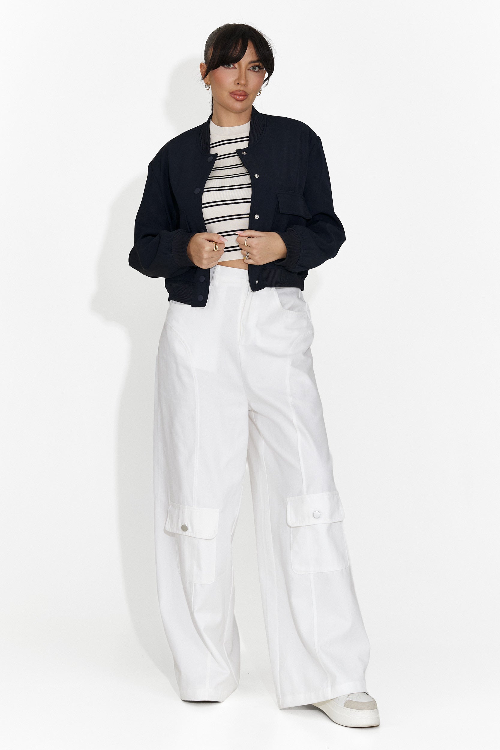 Дамско ежедневно яке в тъмносиньо Cataleia Bogas