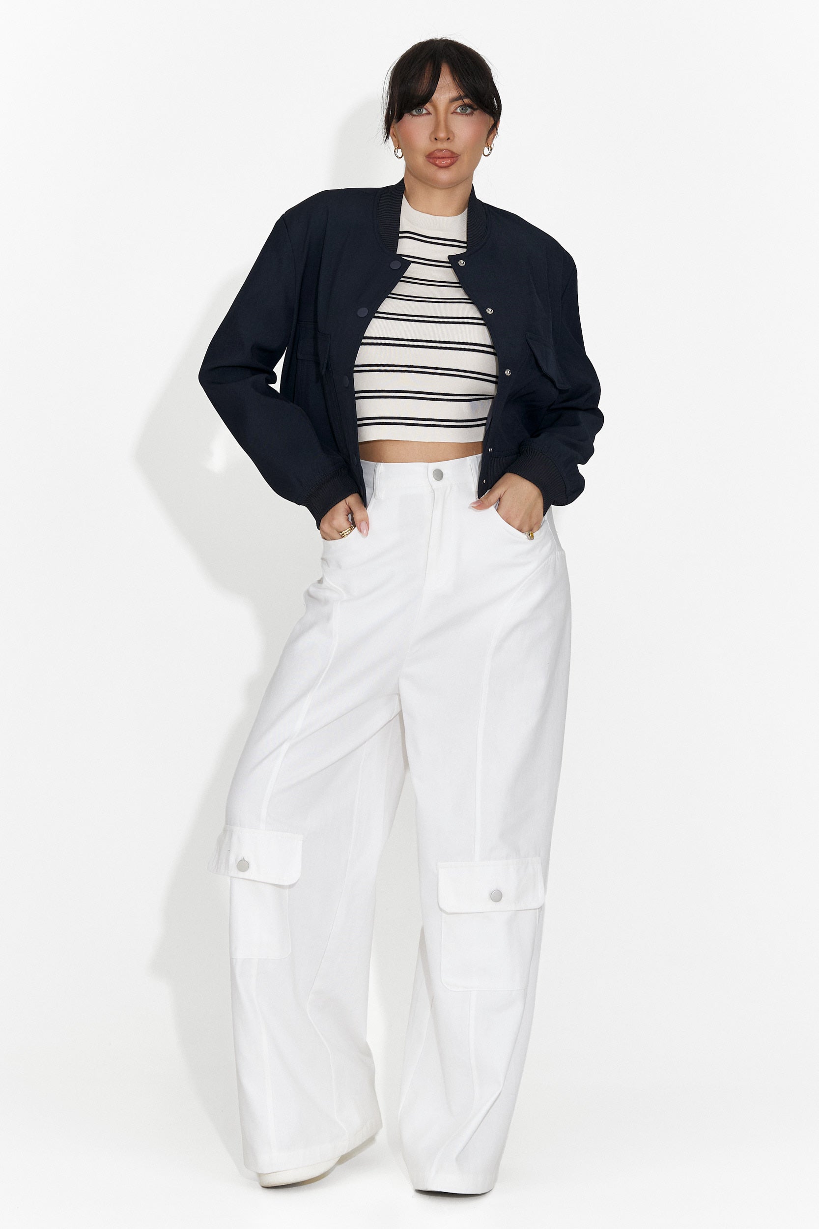 Дамско ежедневно яке в тъмносиньо Cataleia Bogas