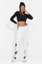 Pantaloni casual albi Riraiara Bogas