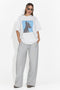 Дамски ежедневни панталони сиви Romela Bogas