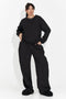 Дамски ежедневни черни панталони Romela Bogas