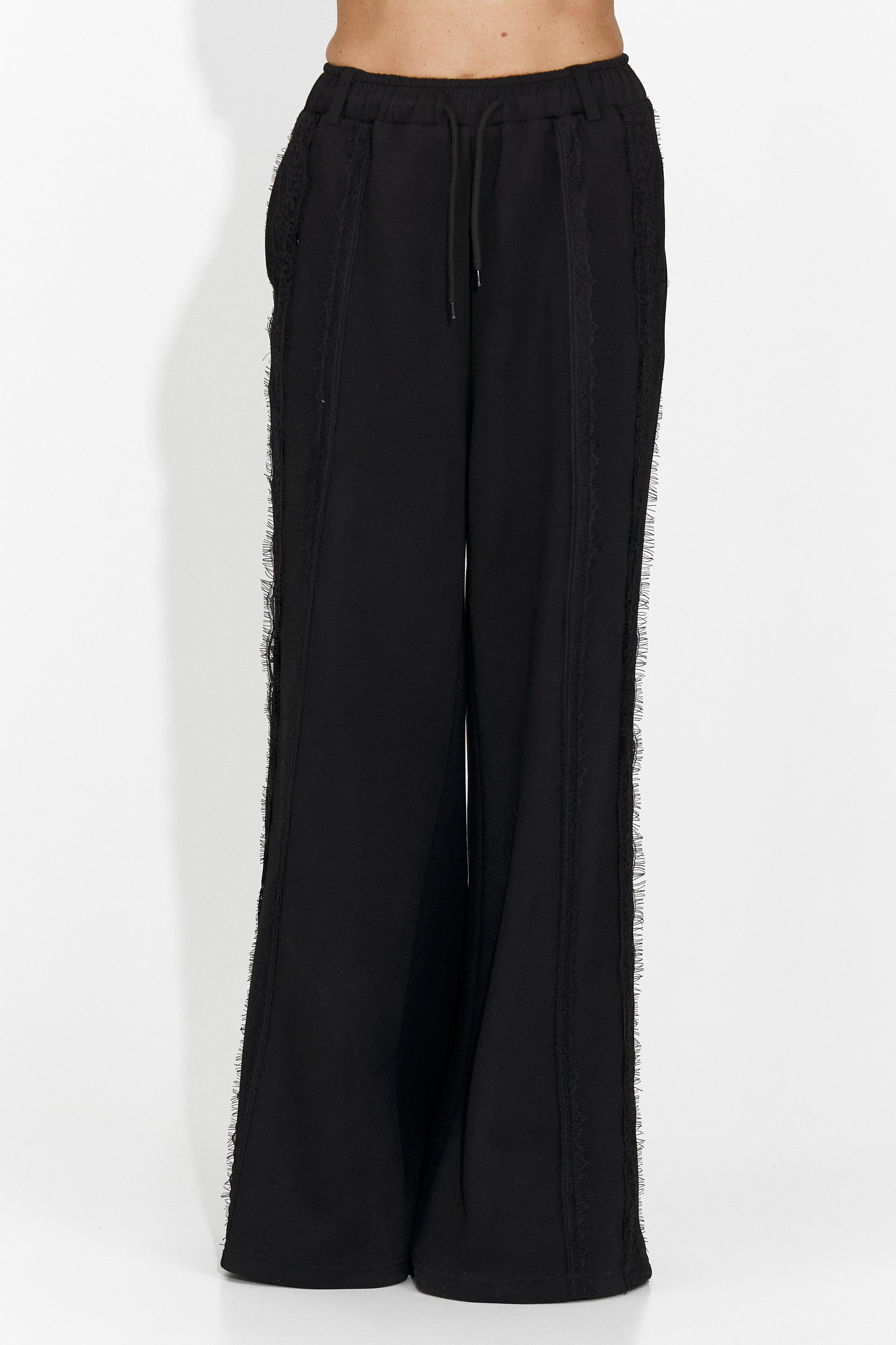 Дамски ежедневни черни панталони Zarania Bogas