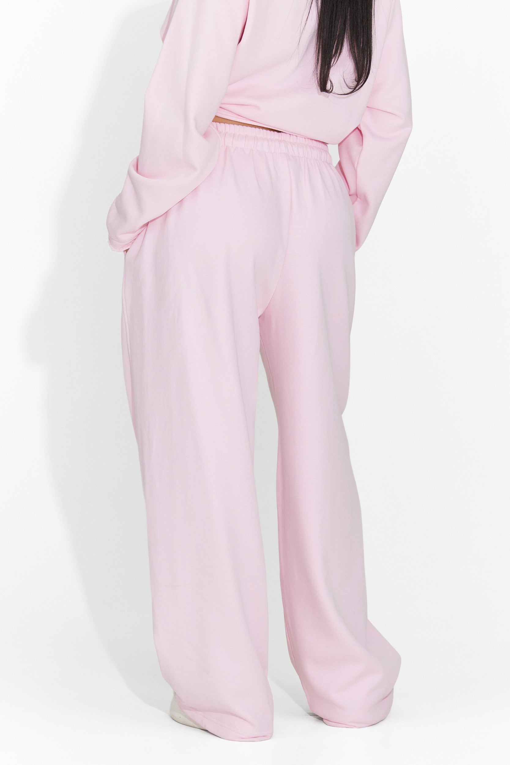 Дамски ежедневни розови панталони Romela Bogas