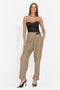 Pantaloni eleganti bej Hanoriaria Bogas