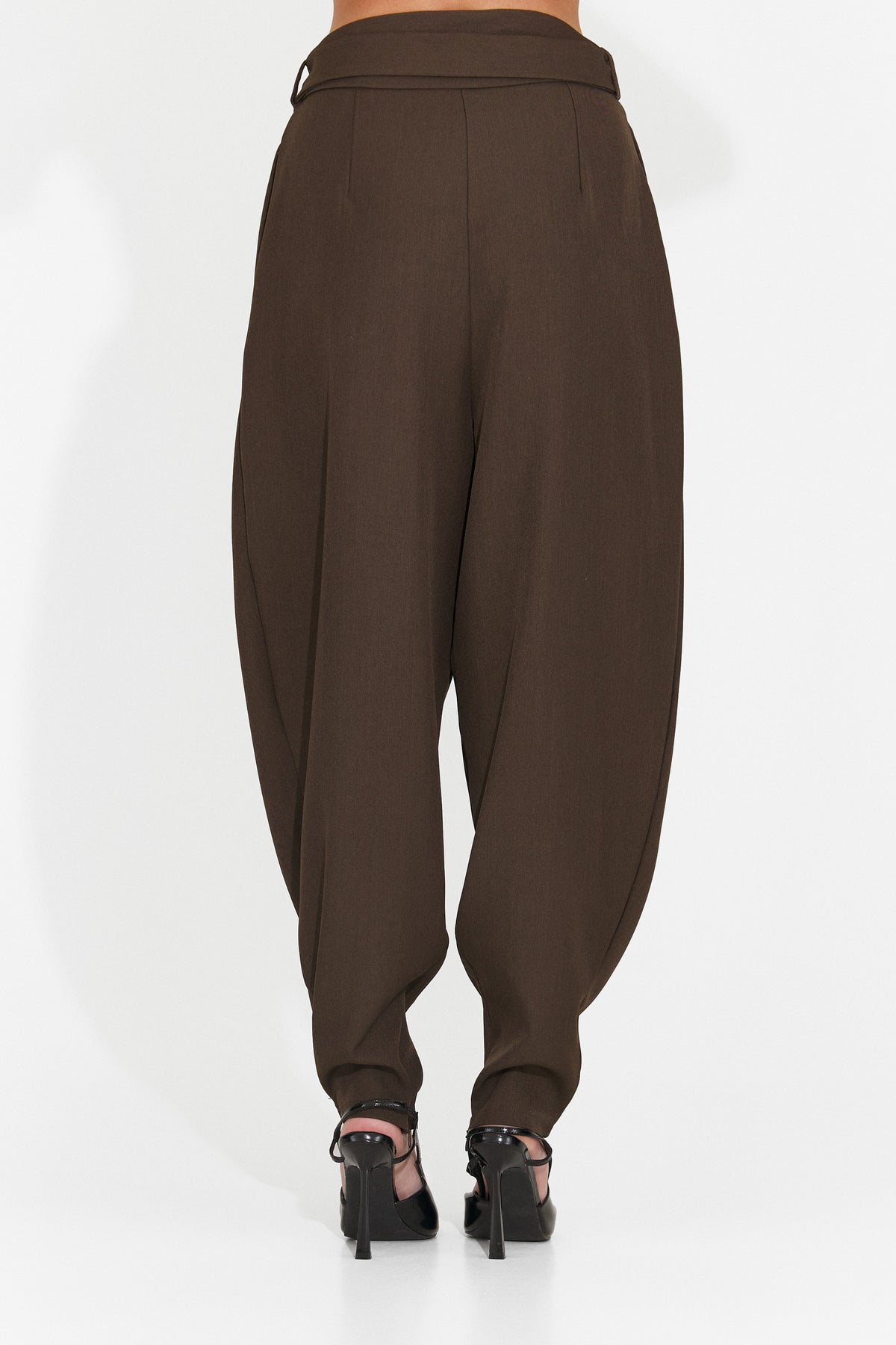 Pantaloni eleganti maro Didola Bogas