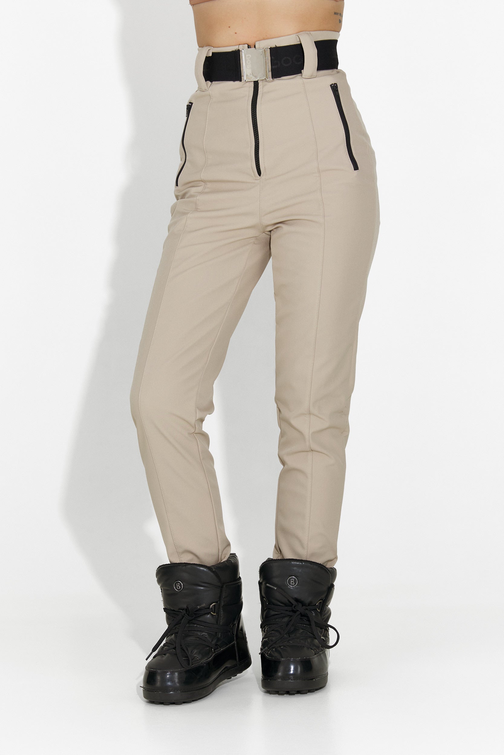 Дамски ски панталони в бежово от Daviria Bogas