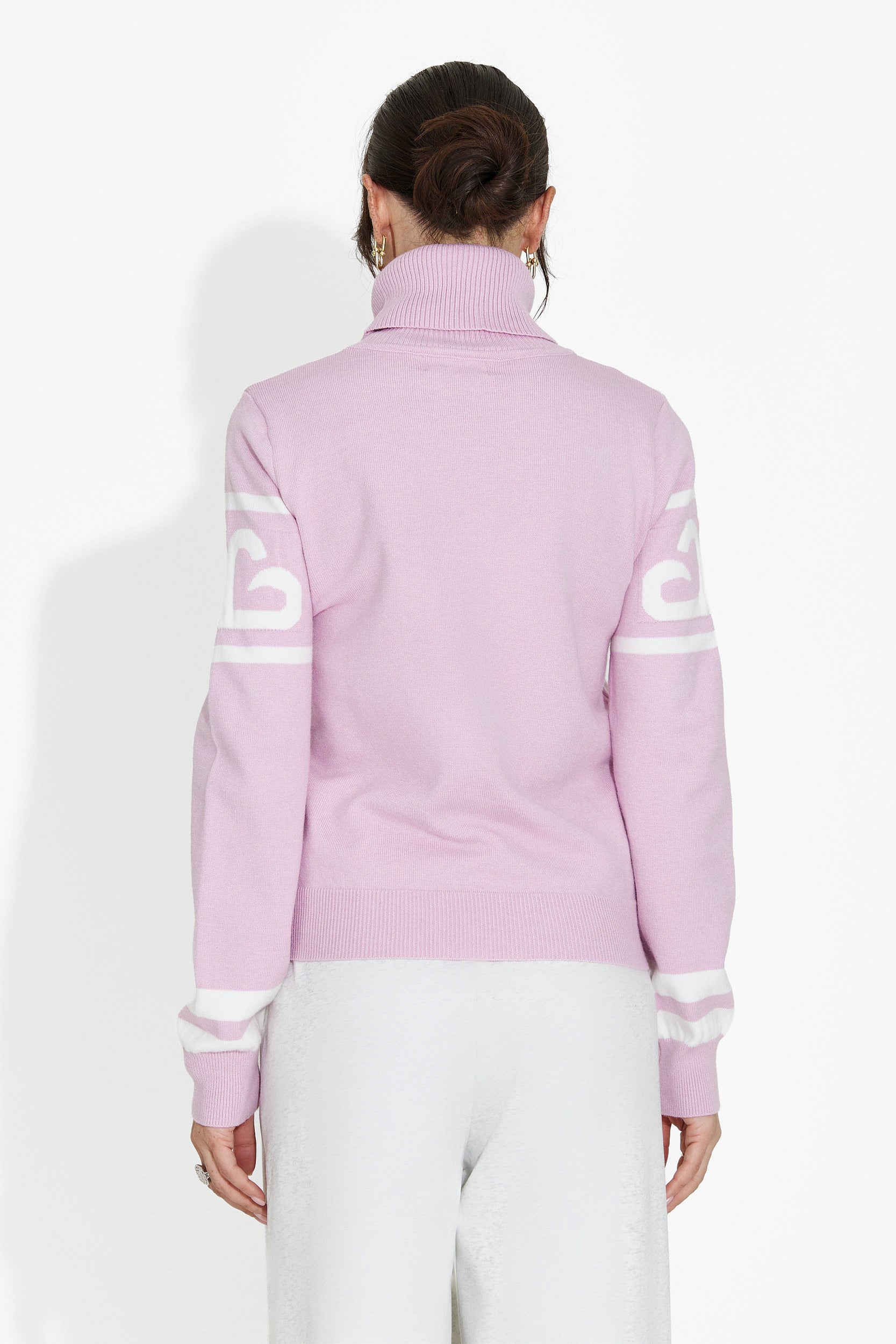 Дамски ежедневен розов пуловер Nelora Bogas