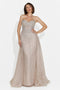 Rochie dama lunga bej Gerda Bogas
