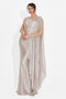 Rochie dama lunga bej Ysaia Bogas