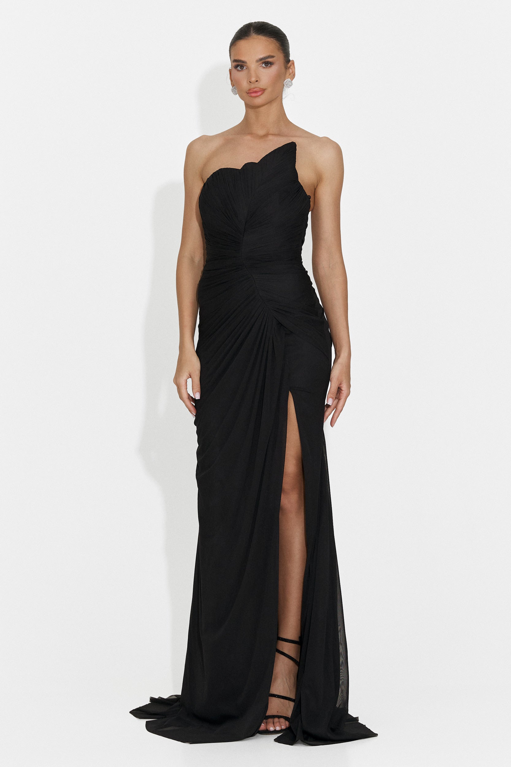 Rochie dama lunga neagra Jule Bogas