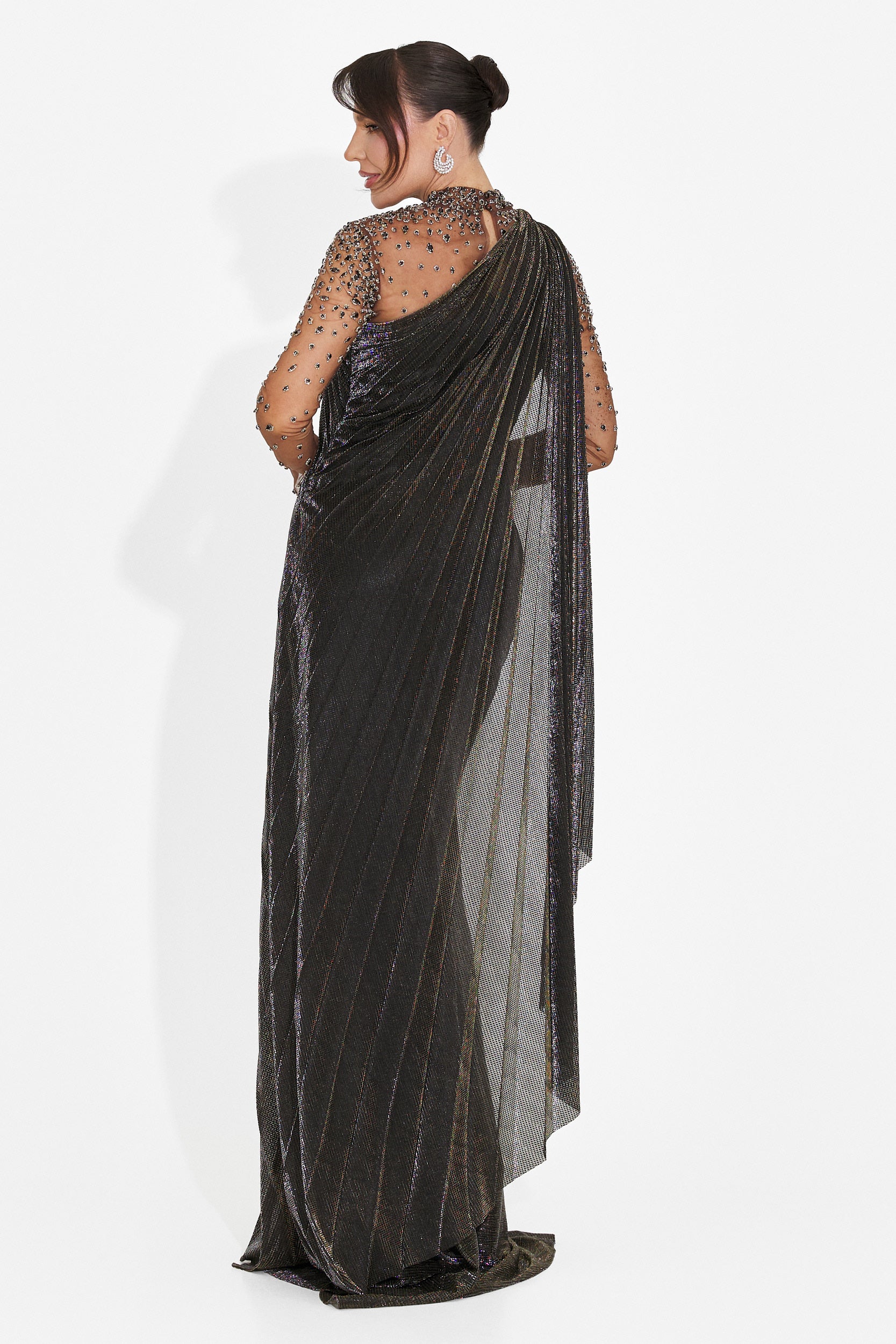 Rochie dama lunga neagra Ysaia Bogas