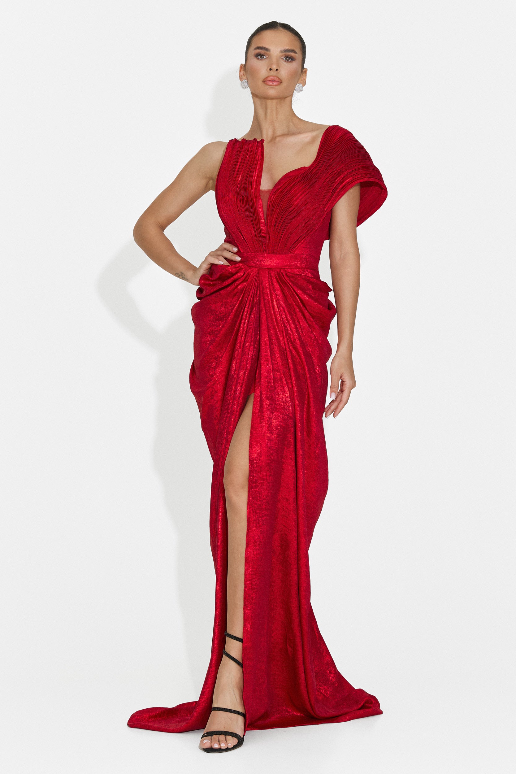 Rochie dama lunga rosie Becker Bogas