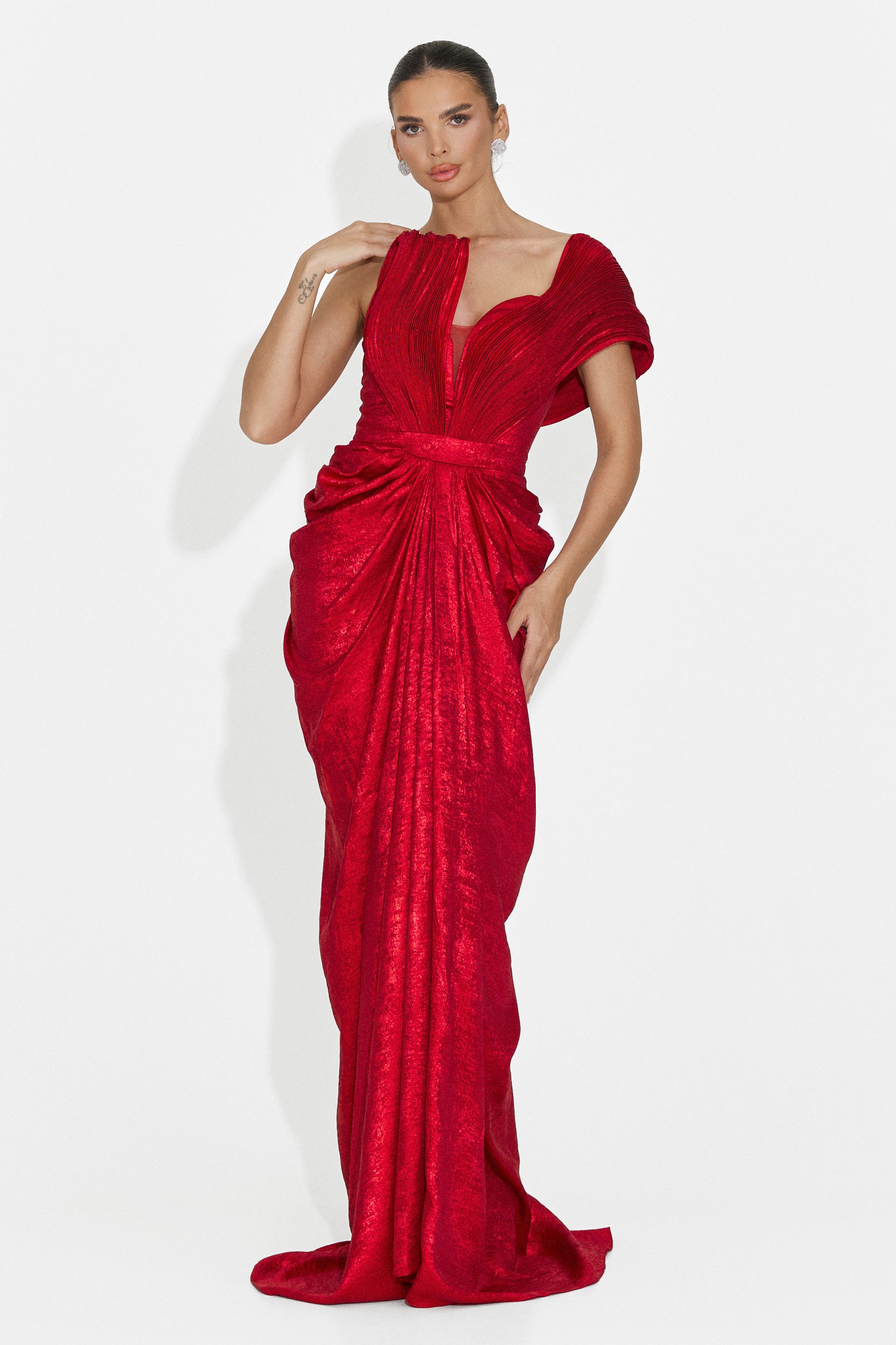 Rochie dama lunga rosie Becker Bogas