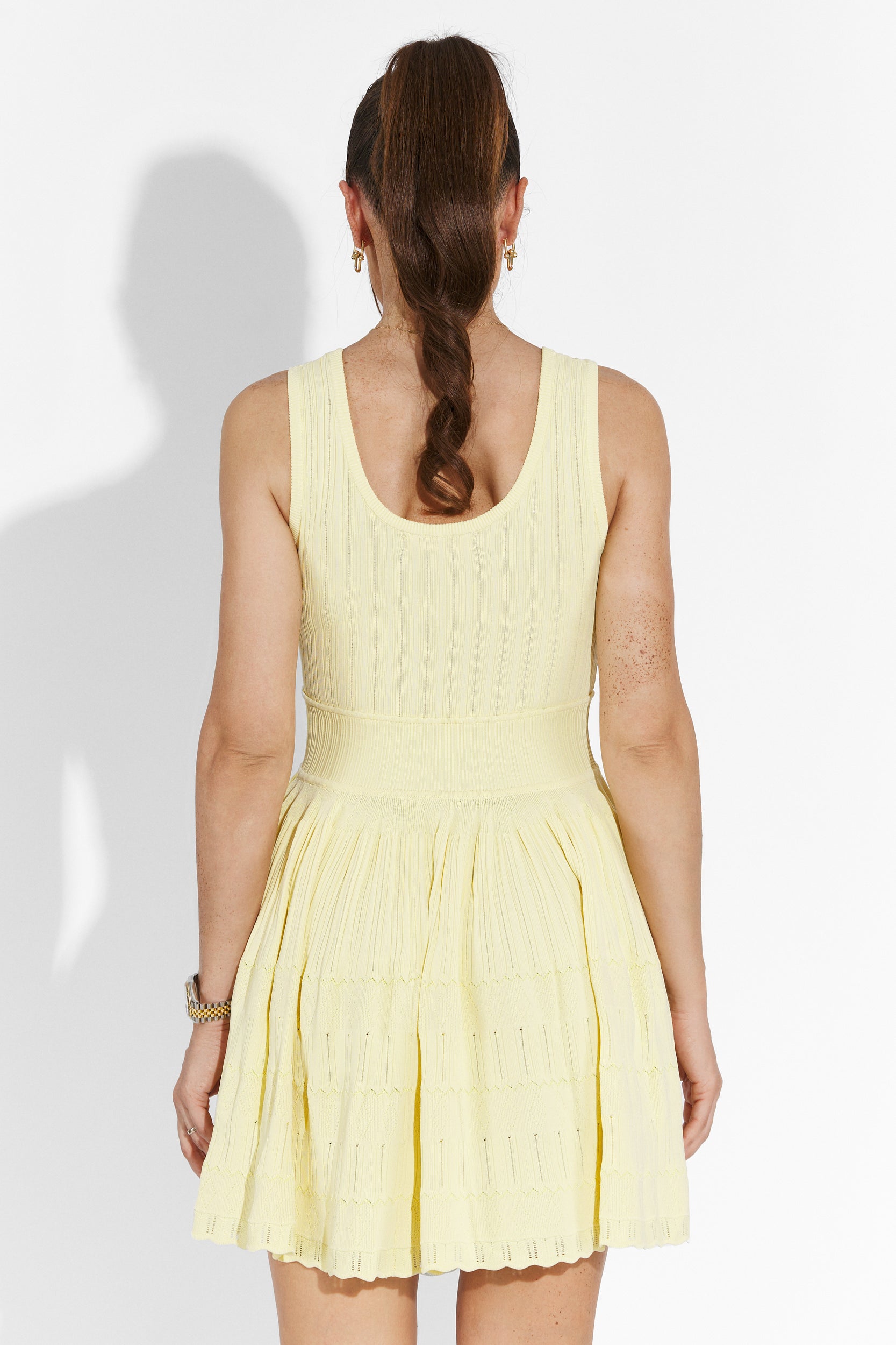 Rochie dama scurta galbena Flimsy Bogas