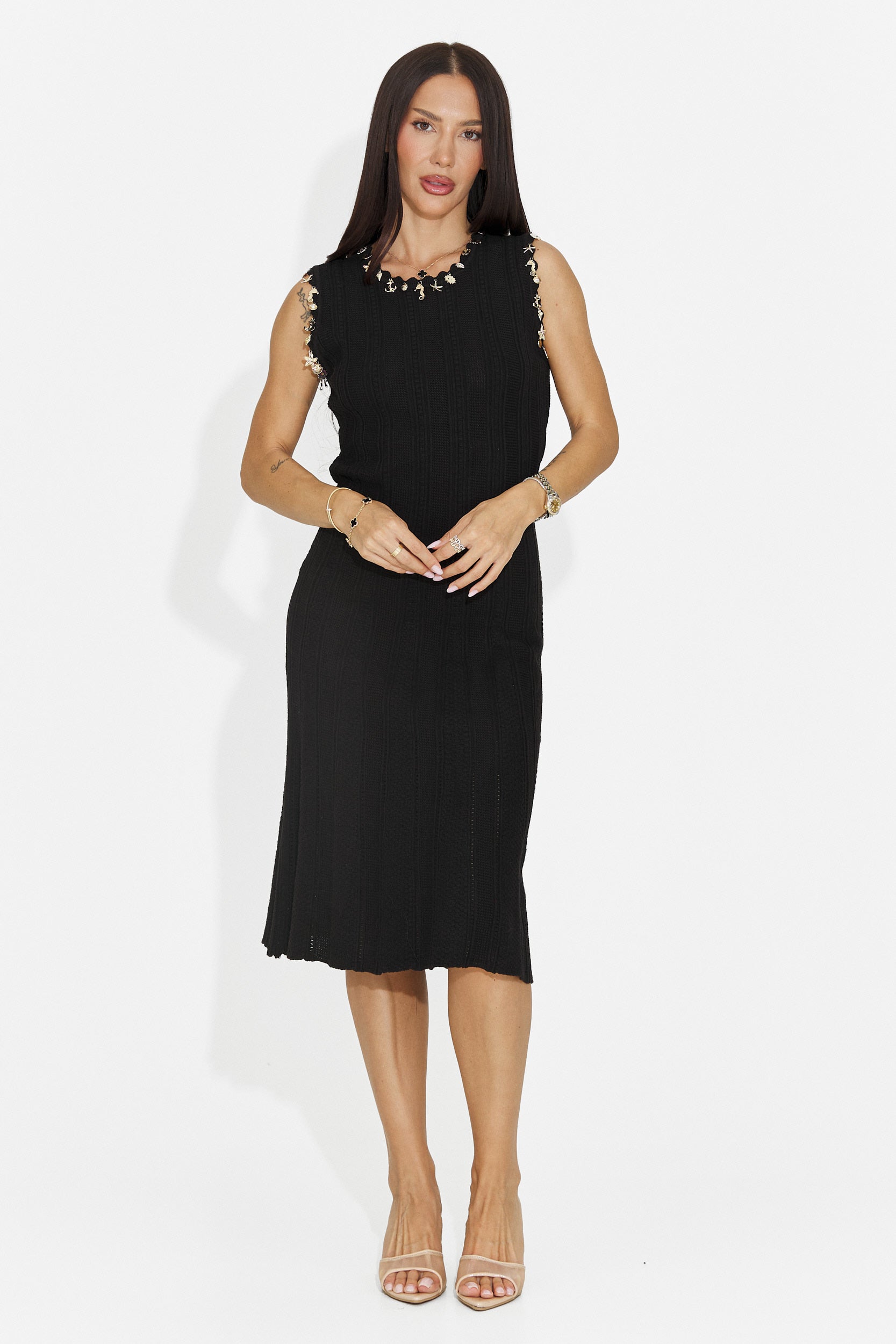 Rochie dama scurta neagra Delaia Bogas