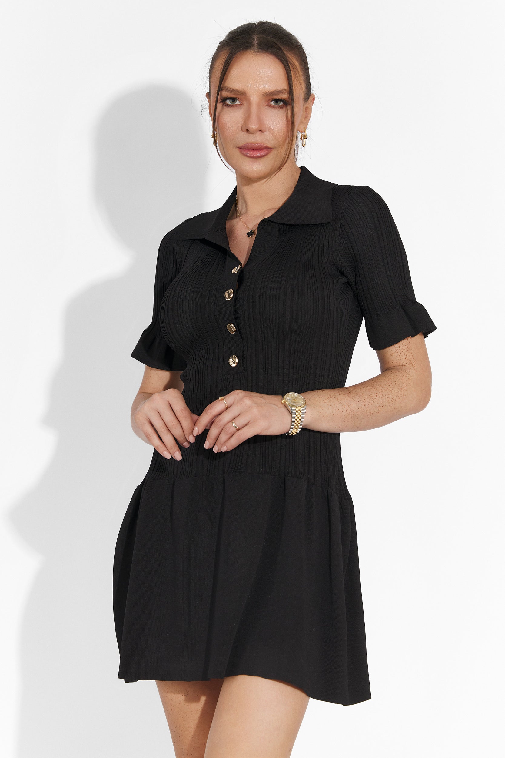 Rochie dama scurta neagra Disrup Bogas
