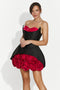 Къса черна дамска рокля Grahe Bogas