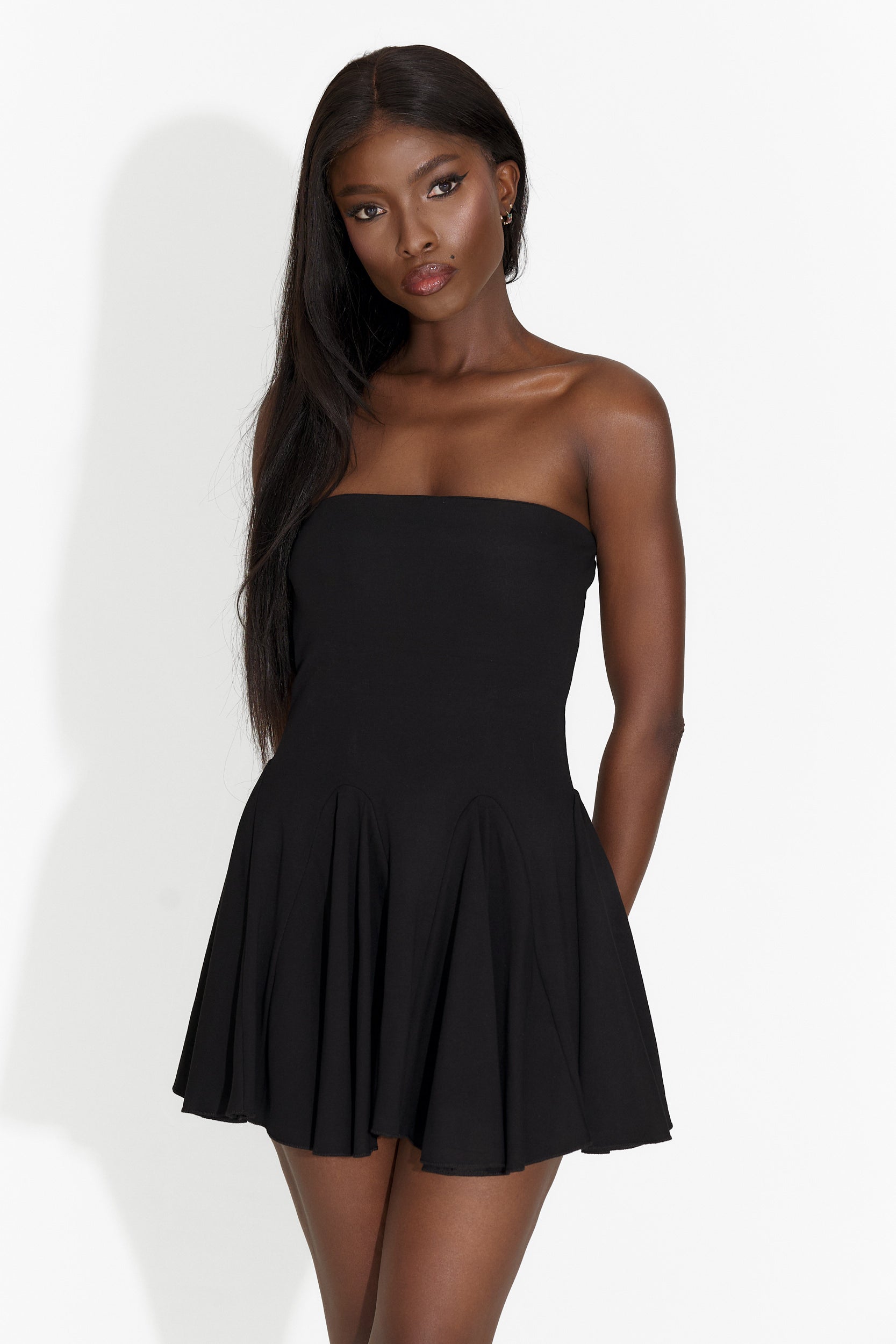 Rochie dama scurta neagra Influence Bogas
