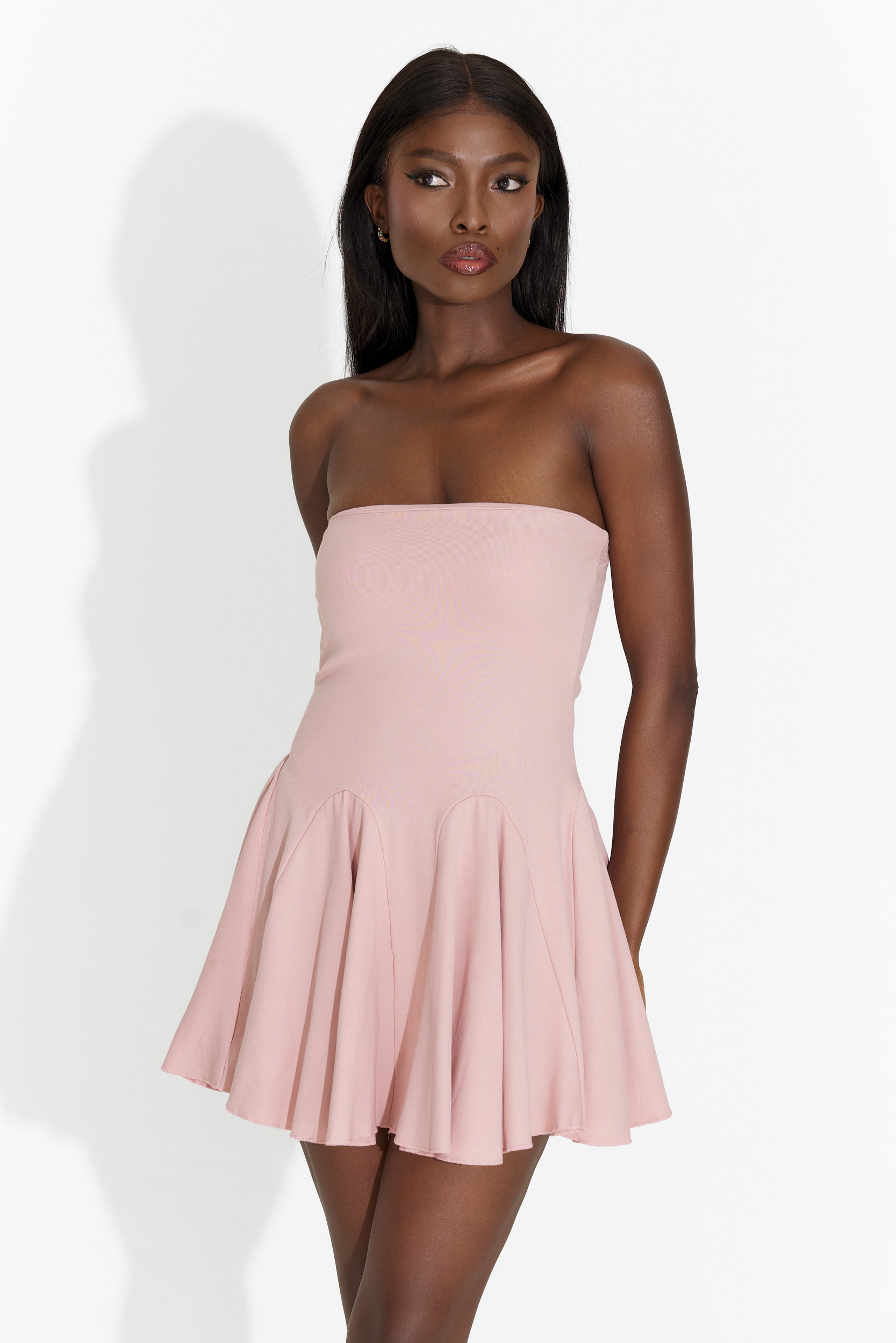 Rochie dama scurta roz Influence Bogas