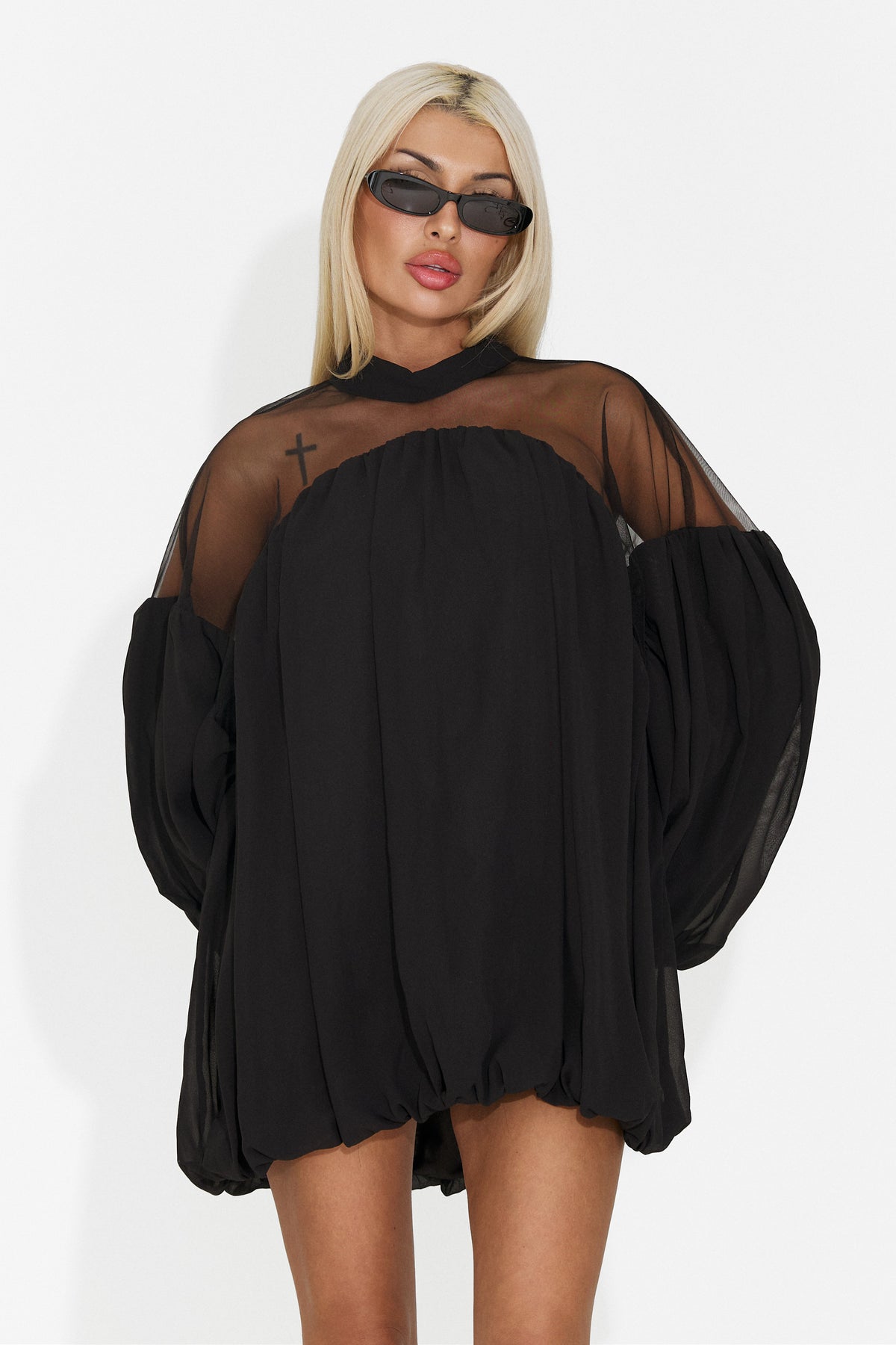 Rochie eleganta neagra Flsiaeria Bogas