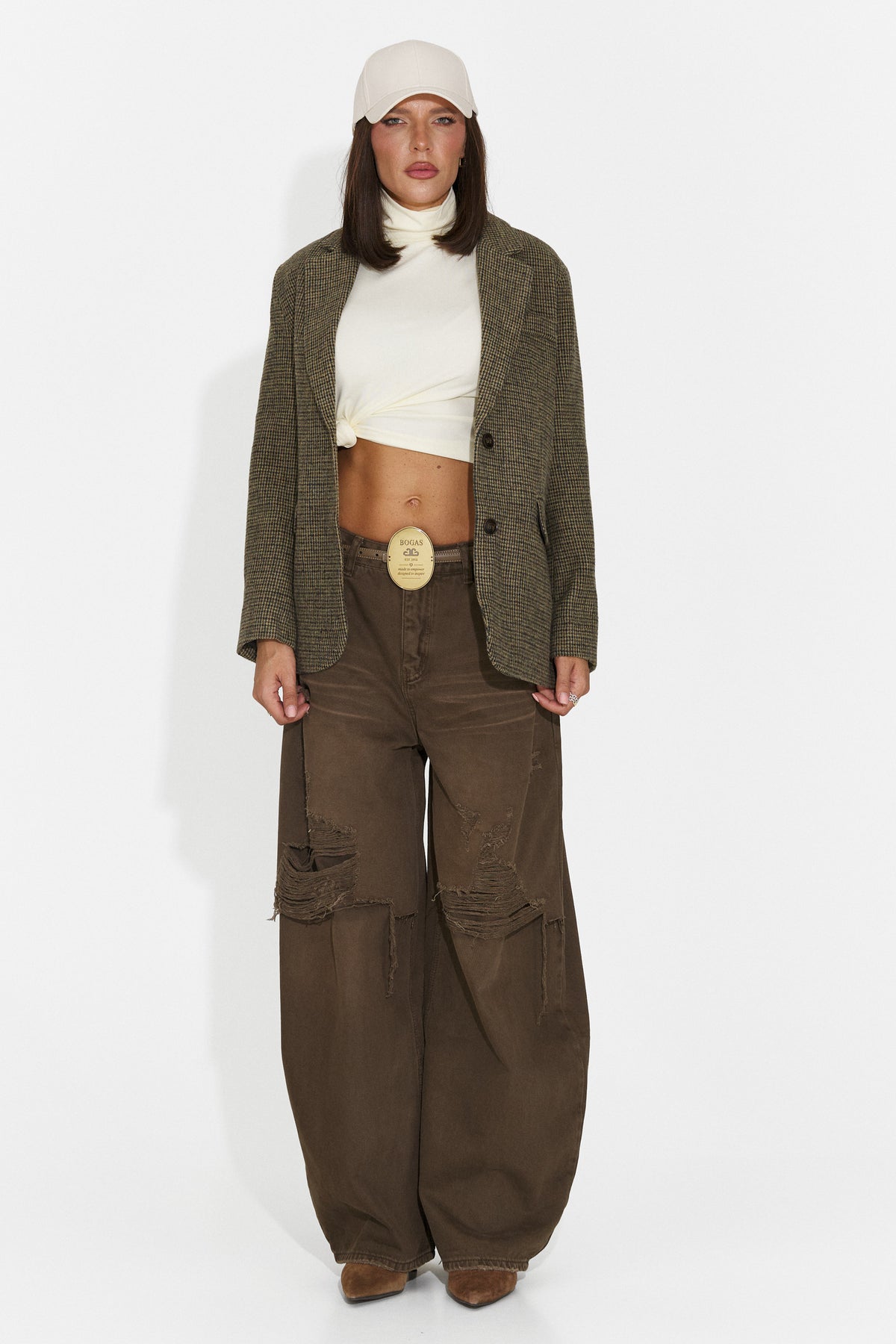 Sacou casual verde Elavaroria Bogas