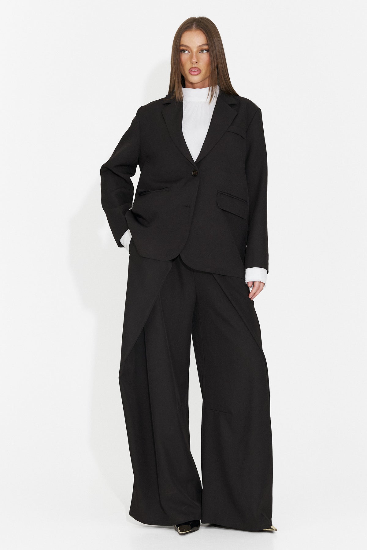 Sacou elegant negru Ceramiyra Bogas