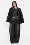 Sacou elegant negru Kavomisa Bogas