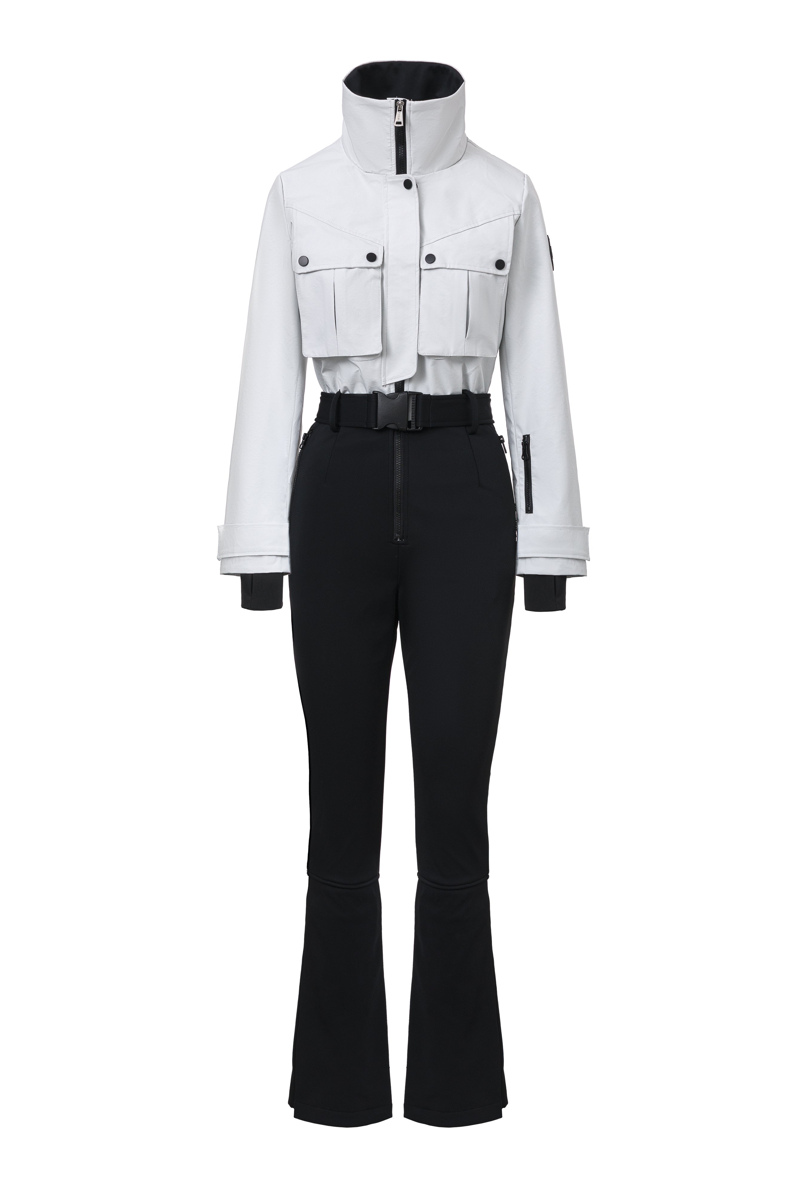 Ски гащеризон ежедневен бял черен Glorise Bogas