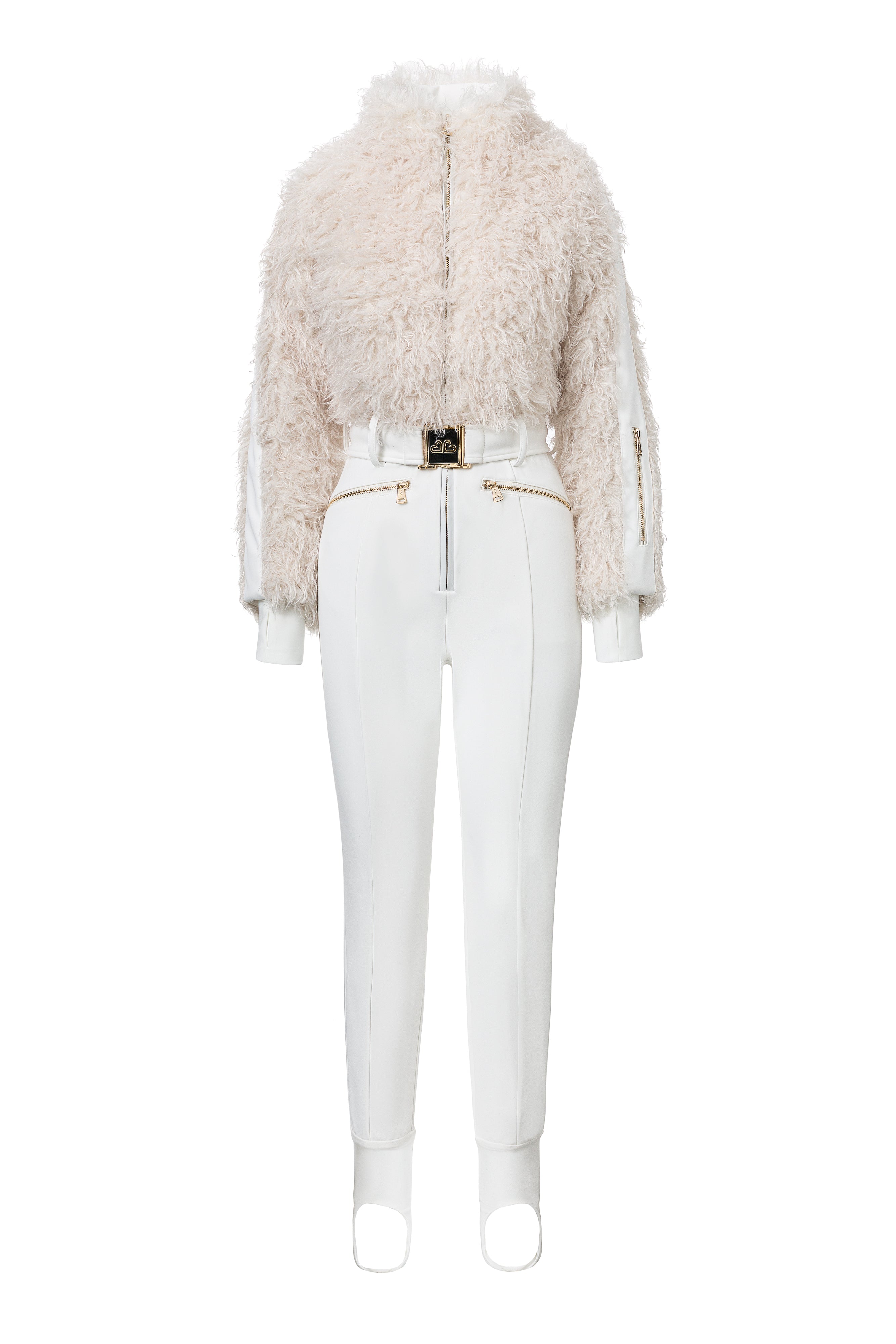 Бяла ежедневна ски гащеризон Alycia Bogas