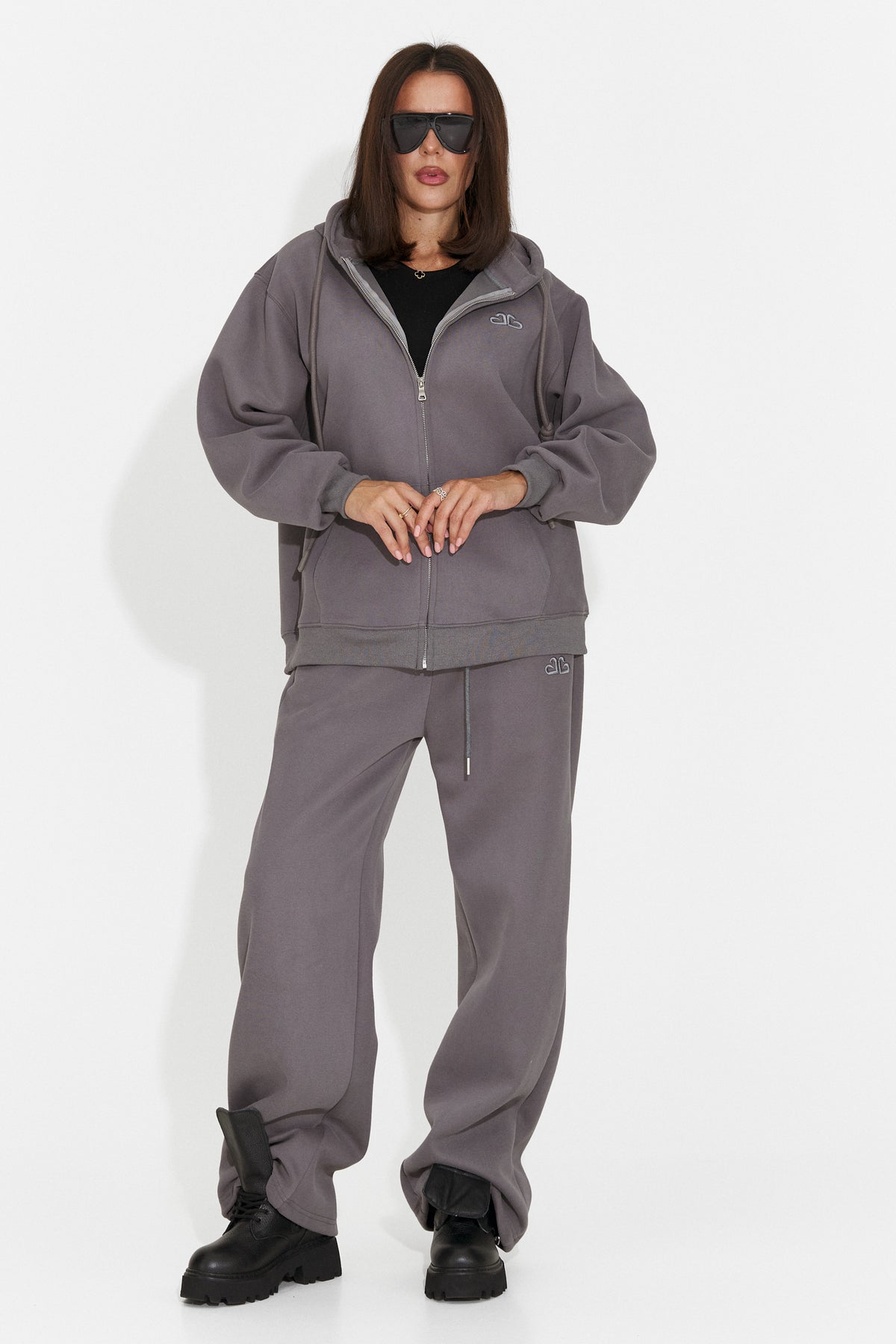 Trening casual gri antracit Remiroena Bogas