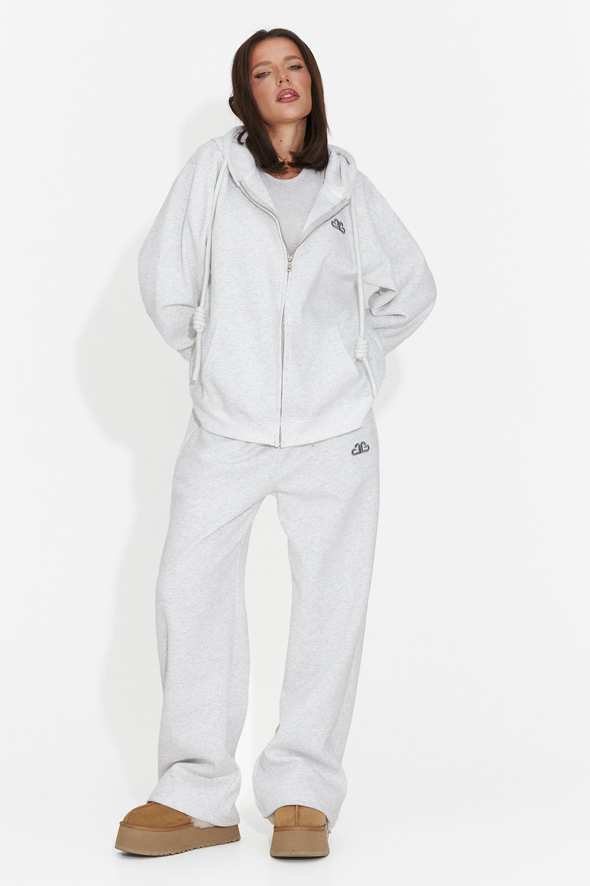 Trening casual gri Remiroena Bogas