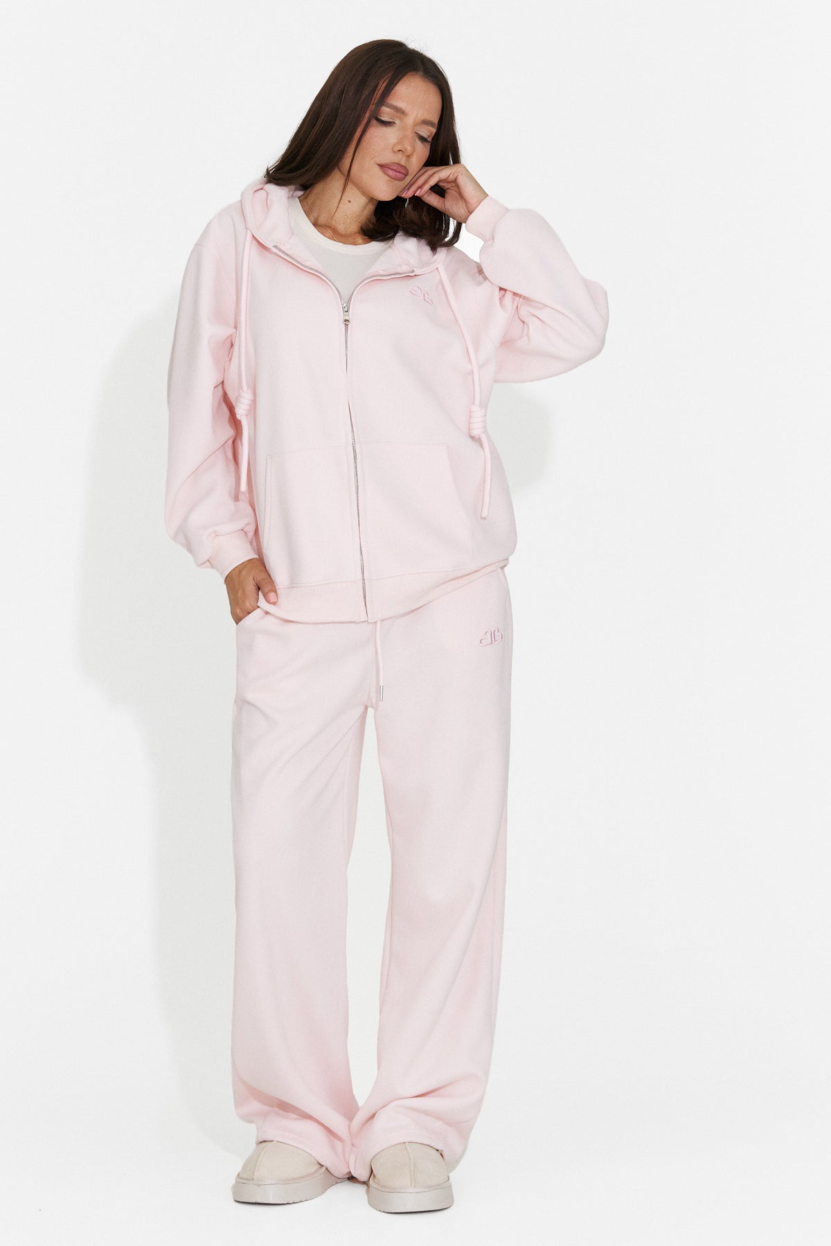 Trening casual roz Remiroena Bogas