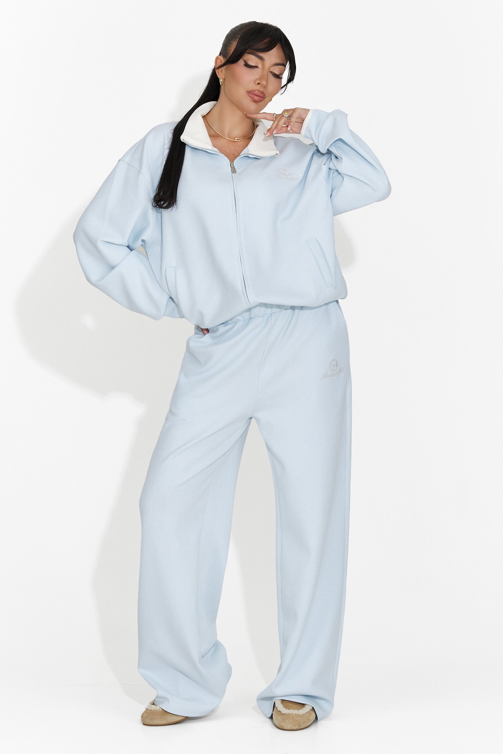 Дамски спортен комплект в светлосиньо Lysara Bogas