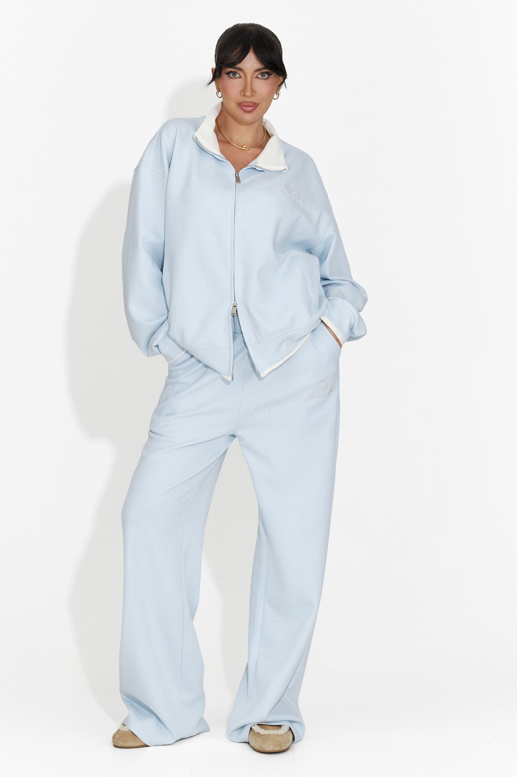 Дамски спортен комплект в светлосиньо Lysara Bogas