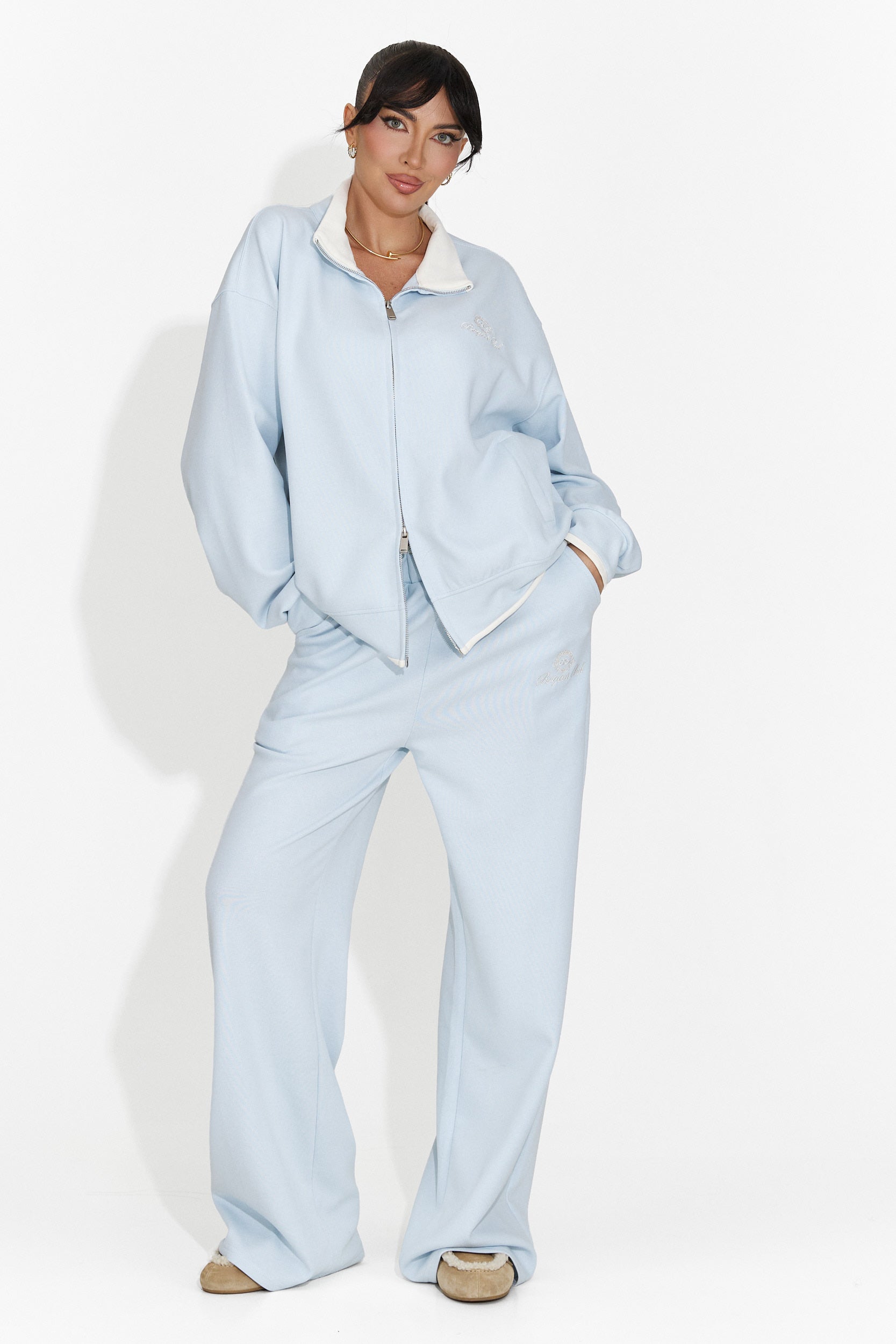 Дамски спортен комплект в светлосиньо Lysara Bogas