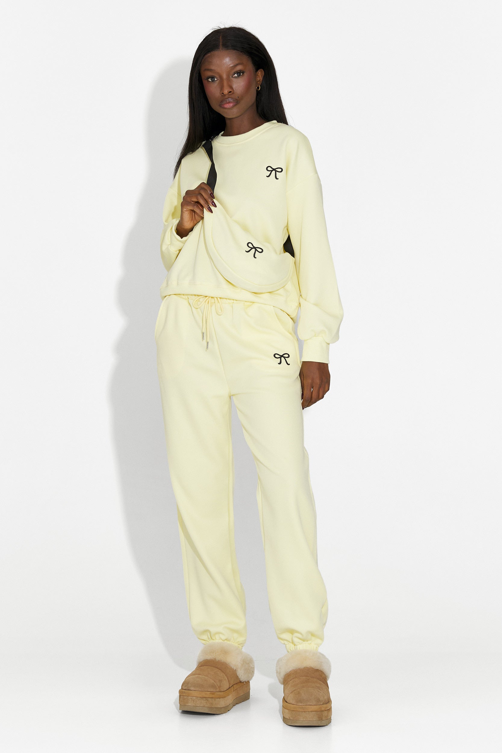 Дамско кежуал облекло за тренировка в жълто от Serelis Bogas