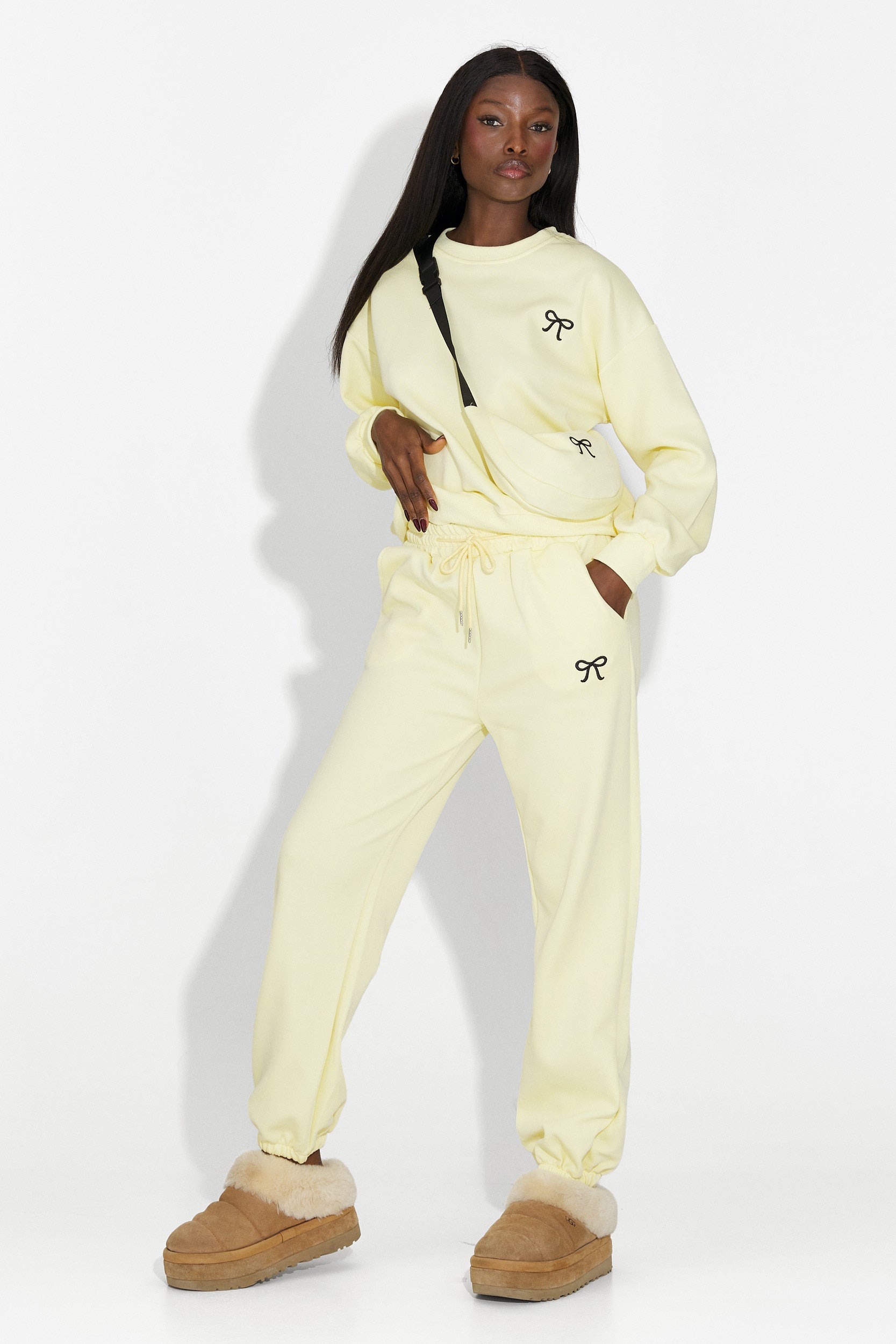 Дамско кежуал облекло за тренировка в жълто от Serelis Bogas