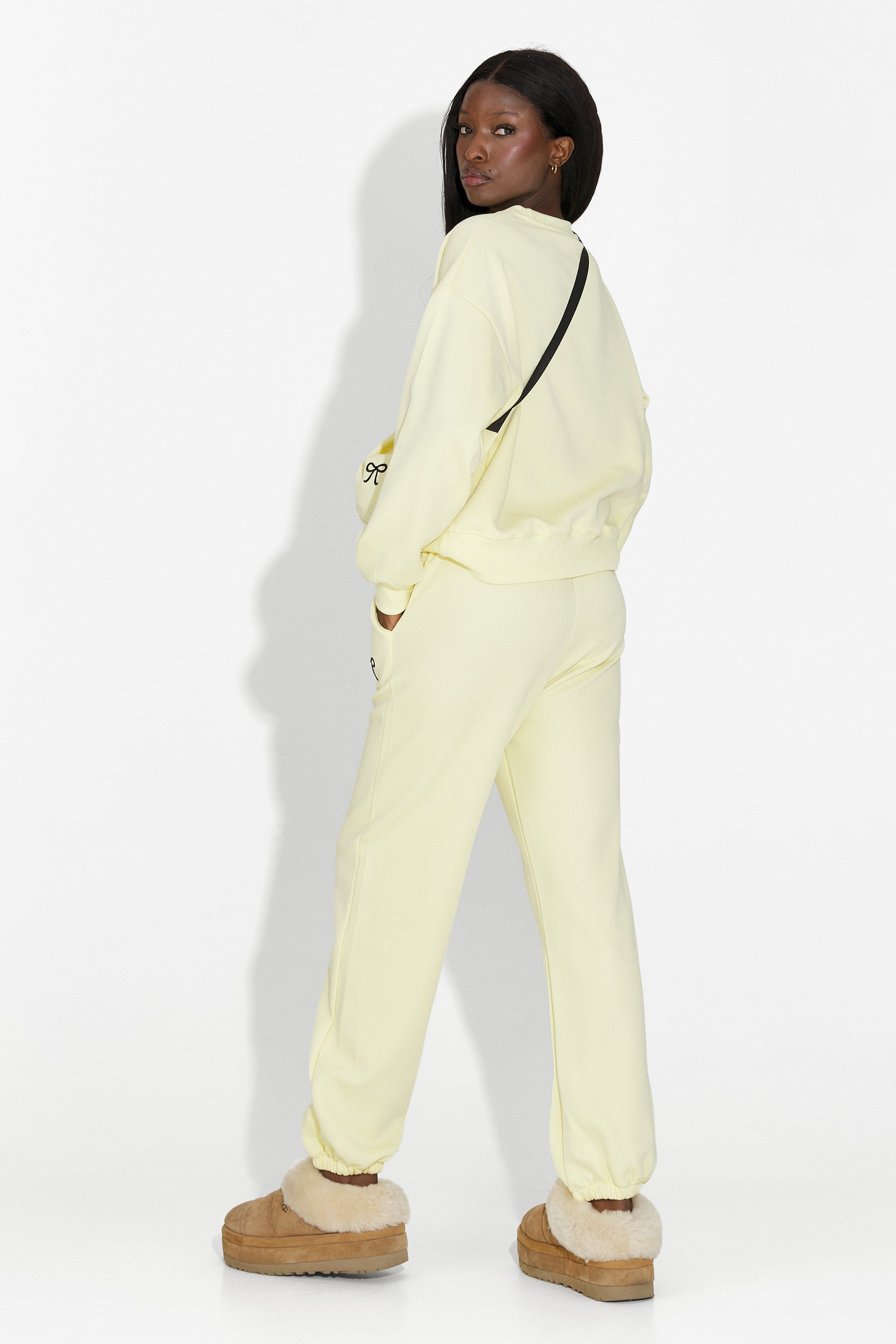 Дамско кежуал облекло за тренировка в жълто от Serelis Bogas