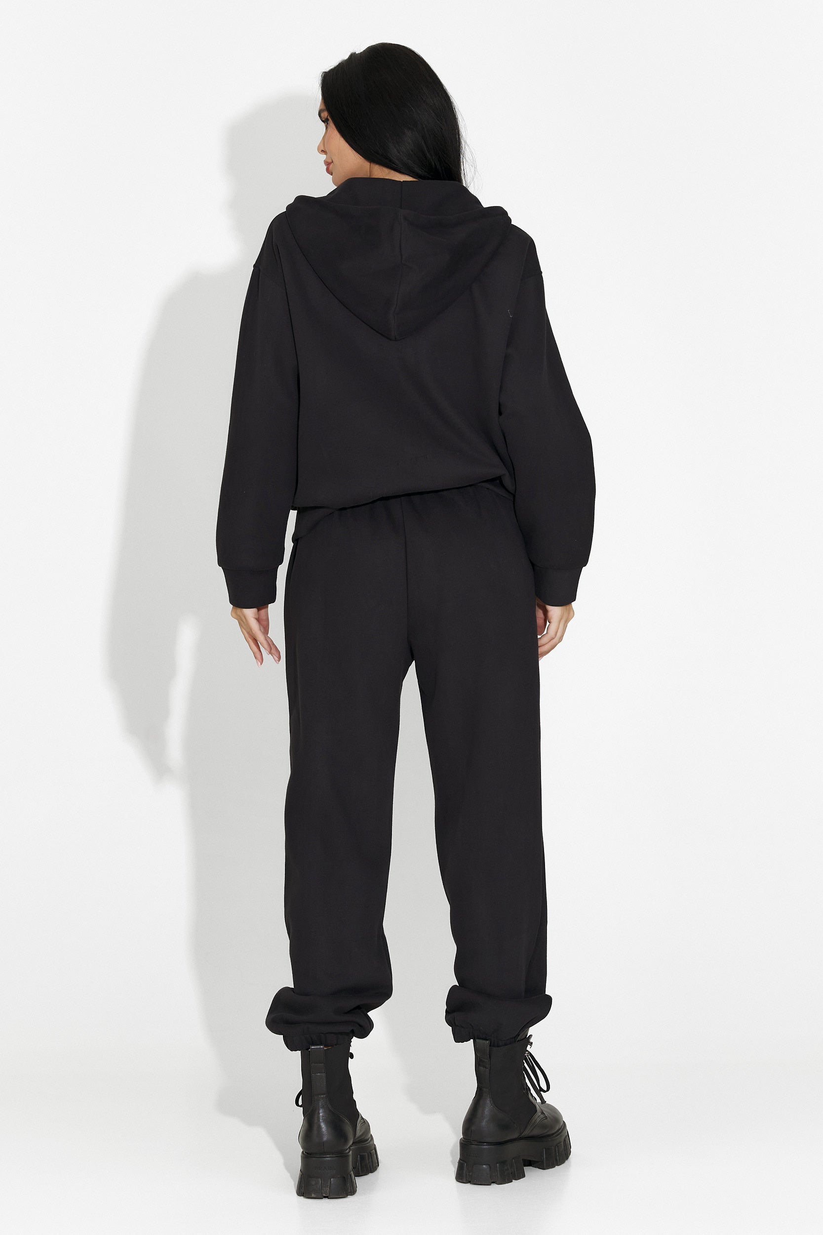 Тренировъчен дамски ежедневен черен комплект Favora Bogas