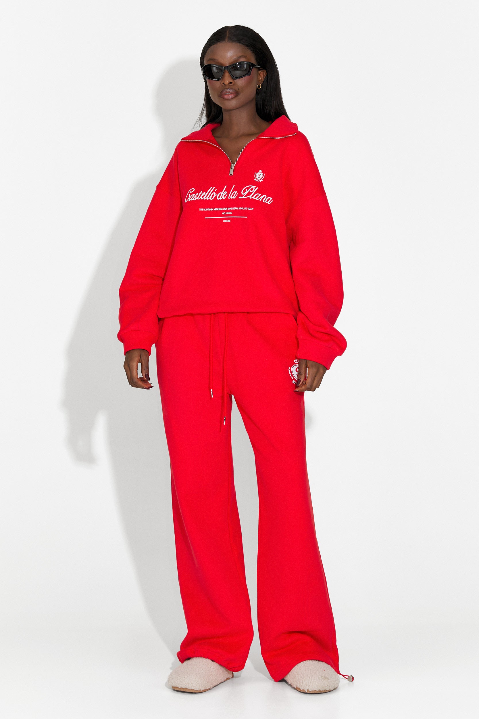 Тренировъчен дамски кежуал червен Civora Bogas