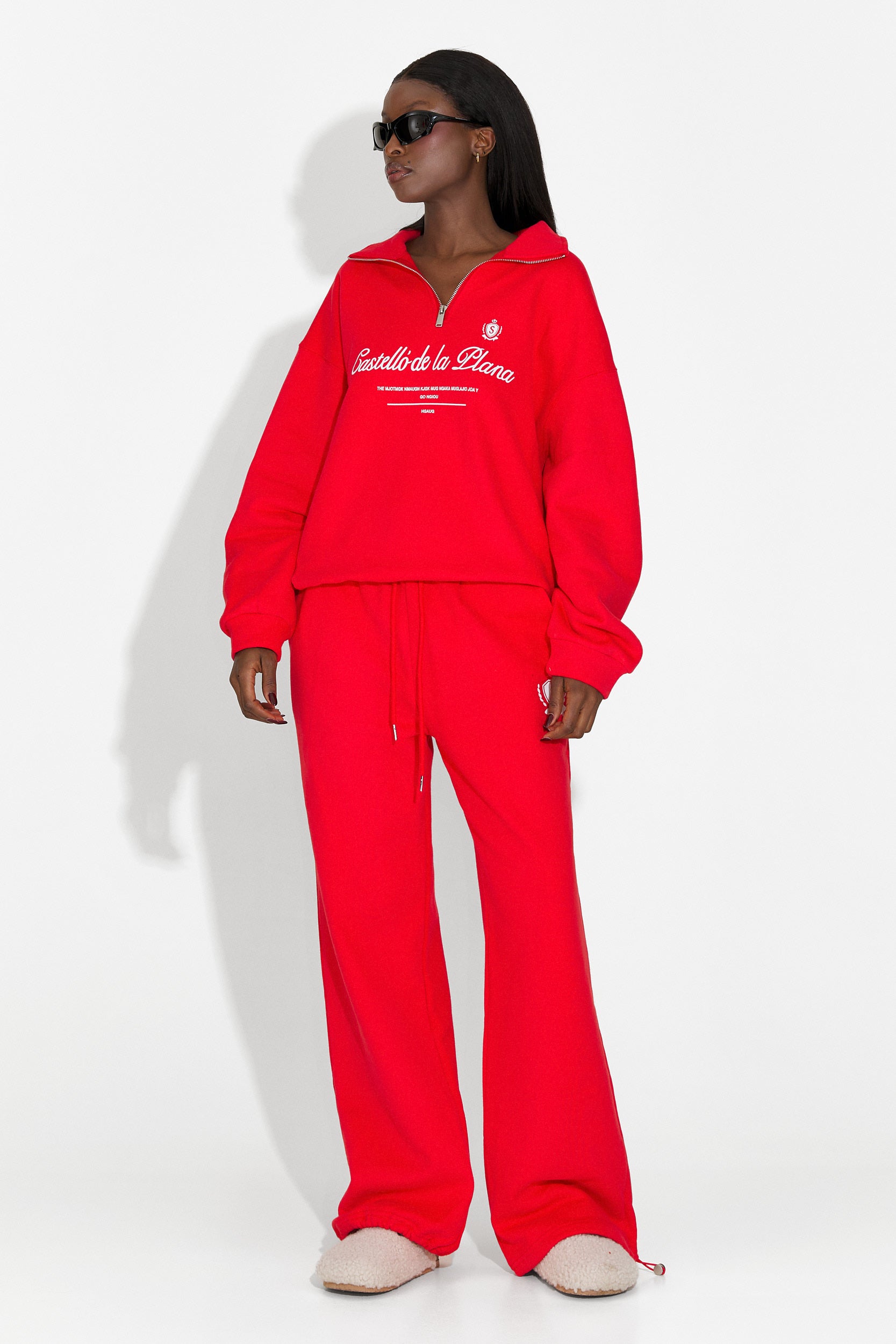 Тренировъчен дамски кежуал червен Civora Bogas