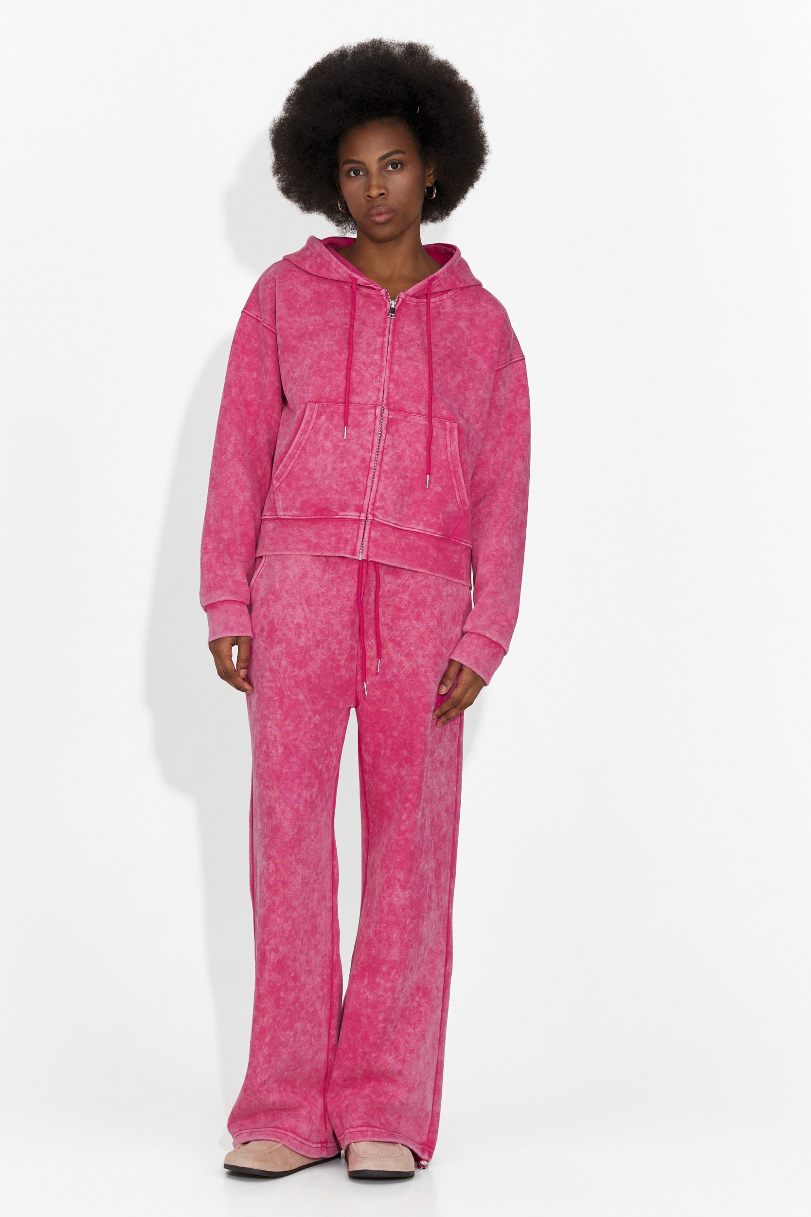 Дамски ежедневен розов анцуг Jiustina Bogas