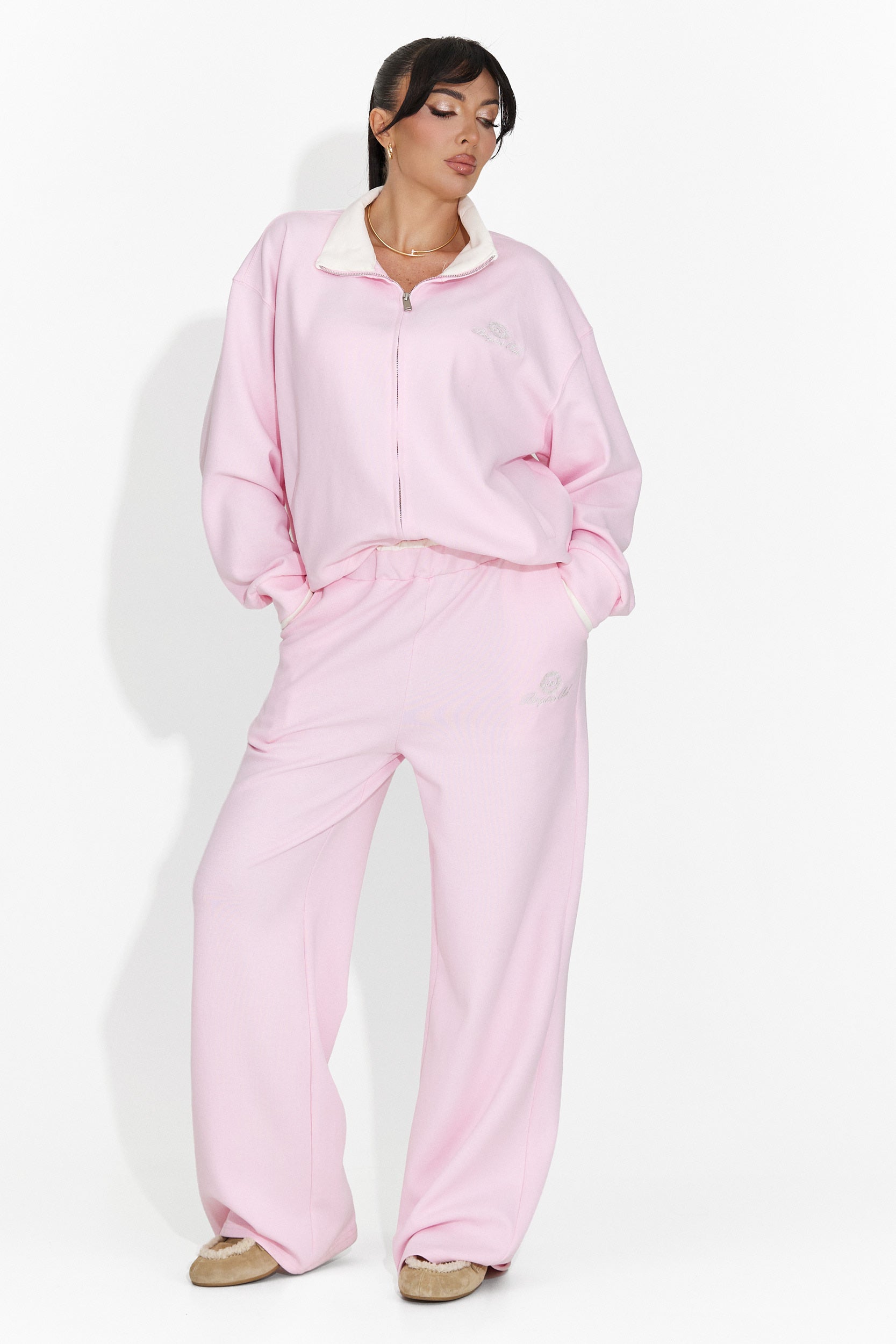 Дамски спортен комплект в розово Lysara Bogas