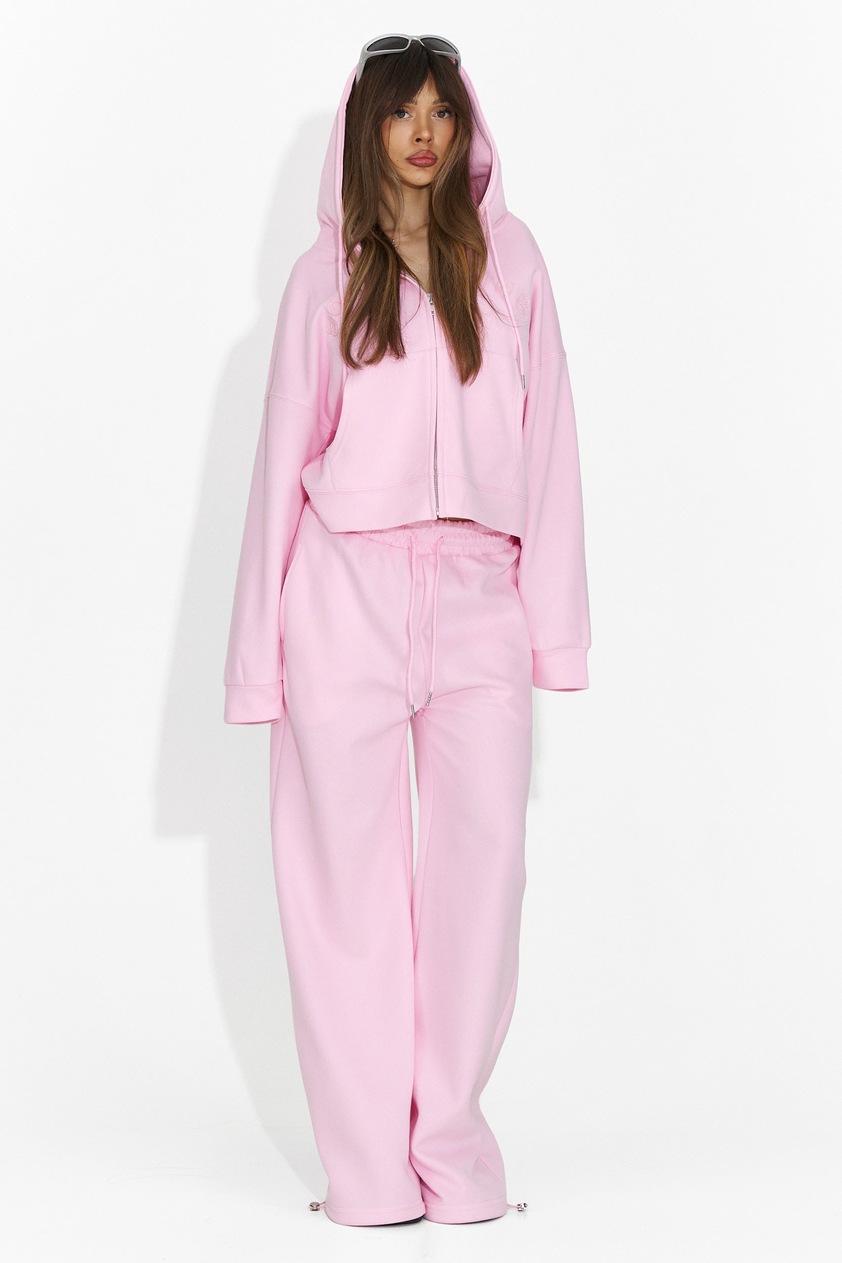 Дамски спортен комплект в розово Sidiona Bogas