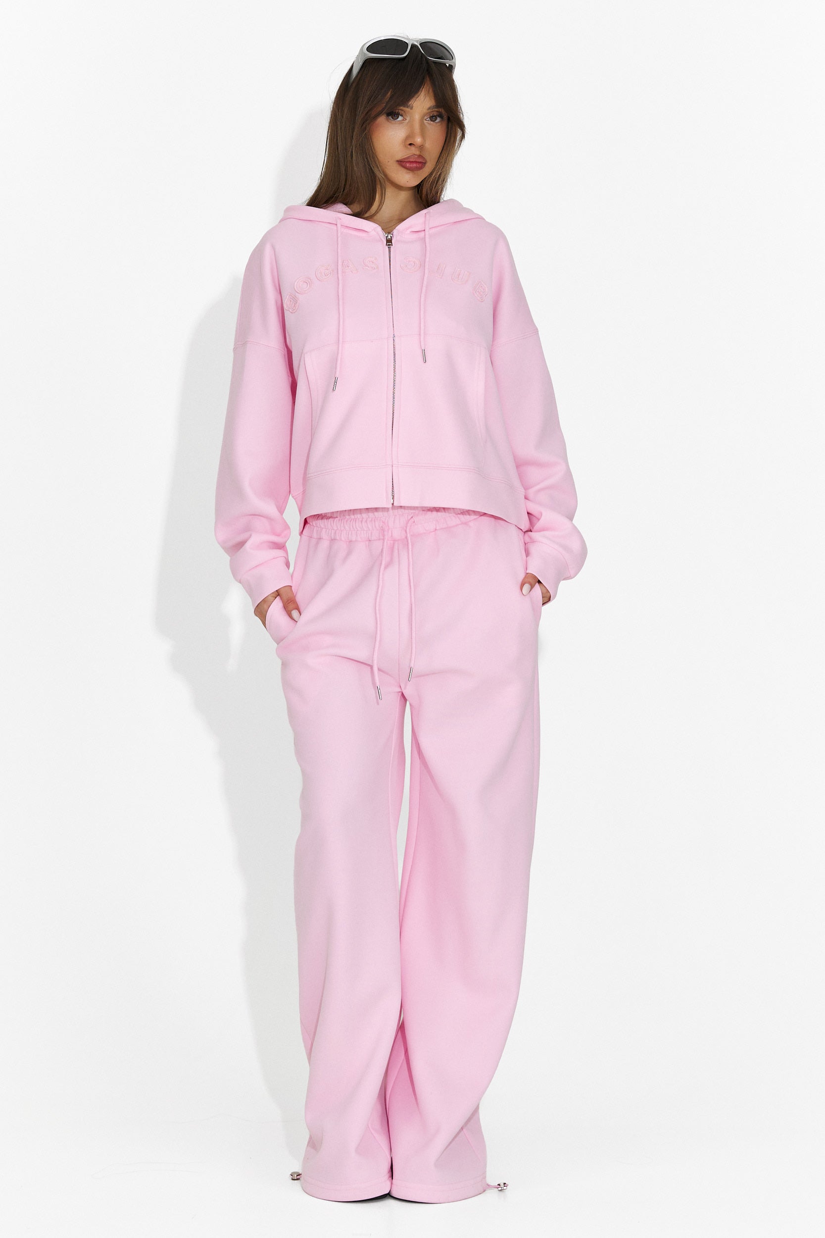 Дамски спортен комплект в розово Sidiona Bogas