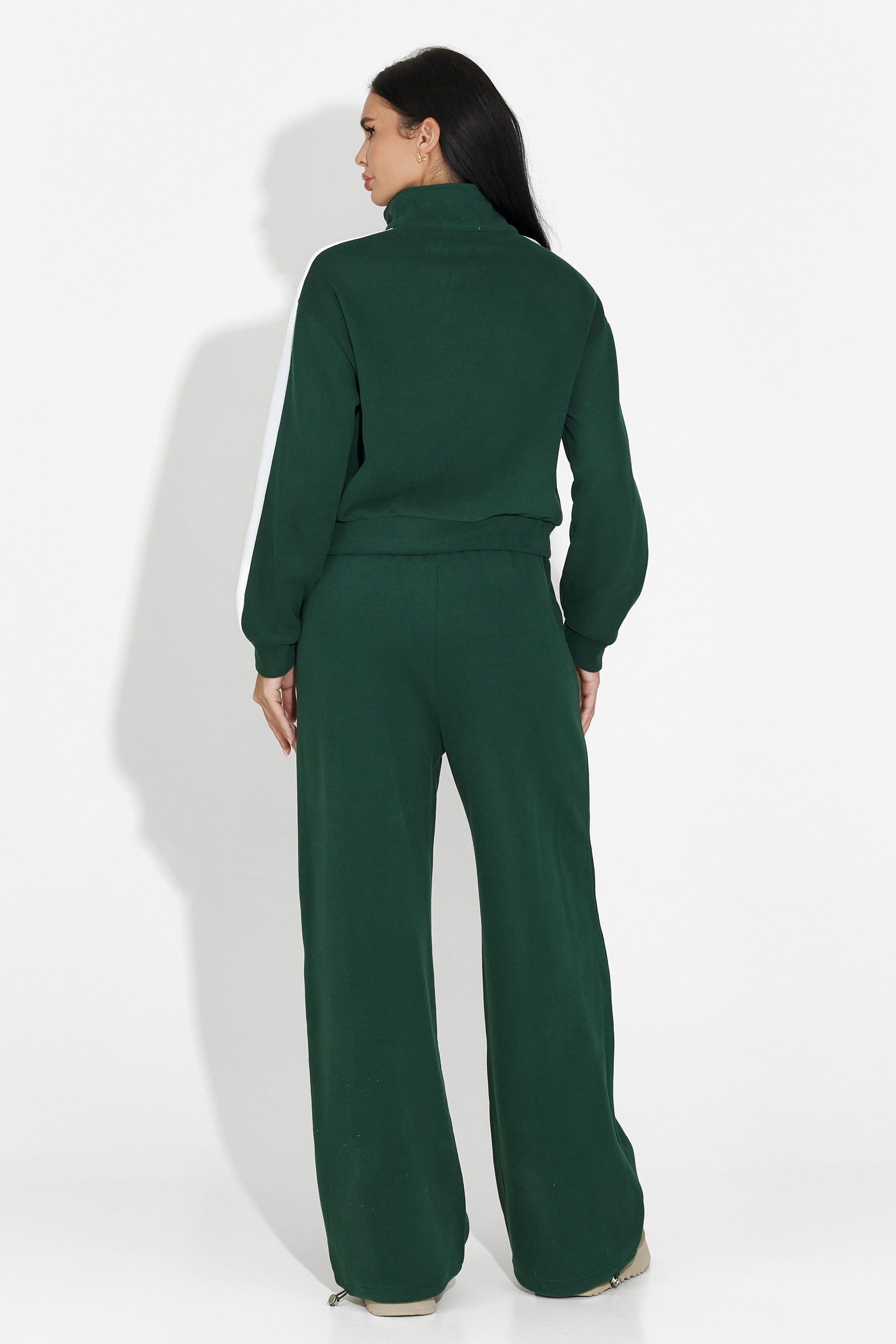 Дамско спортно облекло в зелено Crisea Bogas