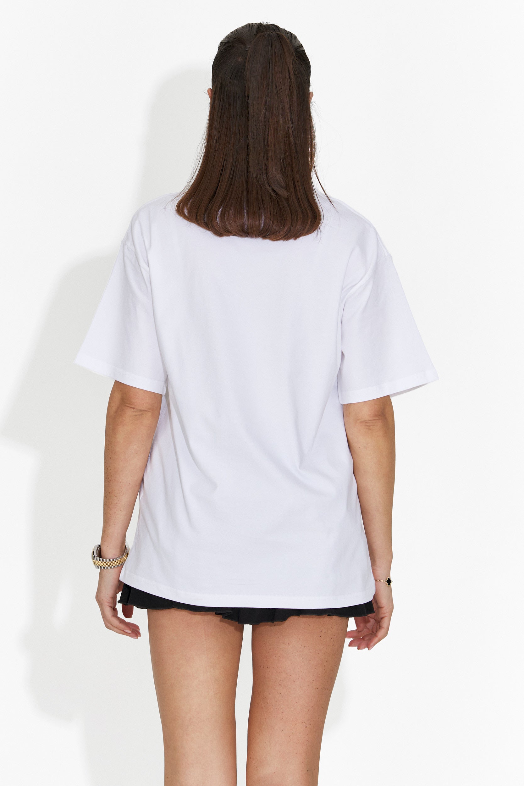 Casual бяла дамска тениска Cristelia Bogas