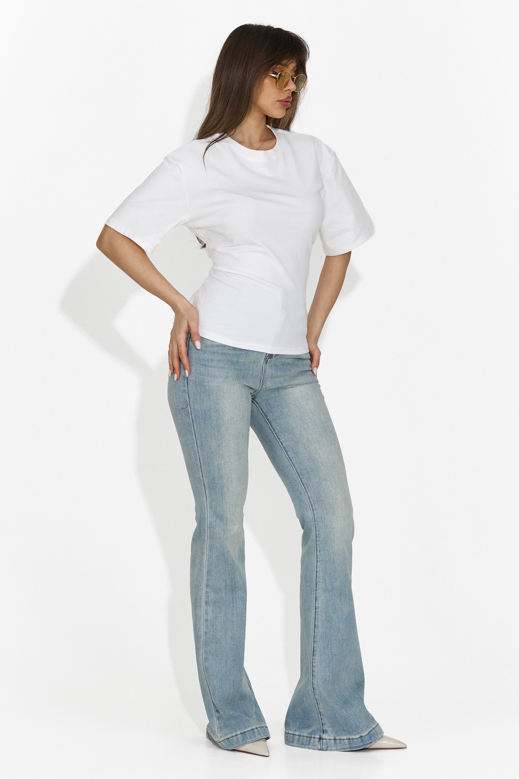 Дамска ежедневна бяла тениска Latrice Bogas