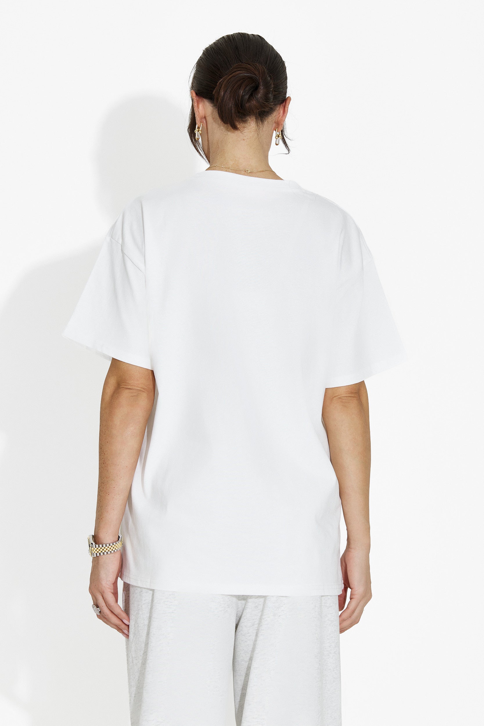 Дамска ежедневна бяла тениска Lunesa Bogas