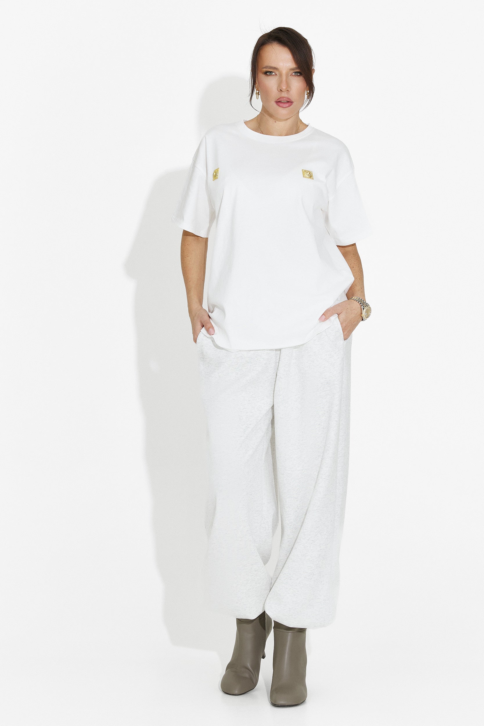 Дамска ежедневна бяла тениска Lunesa Bogas